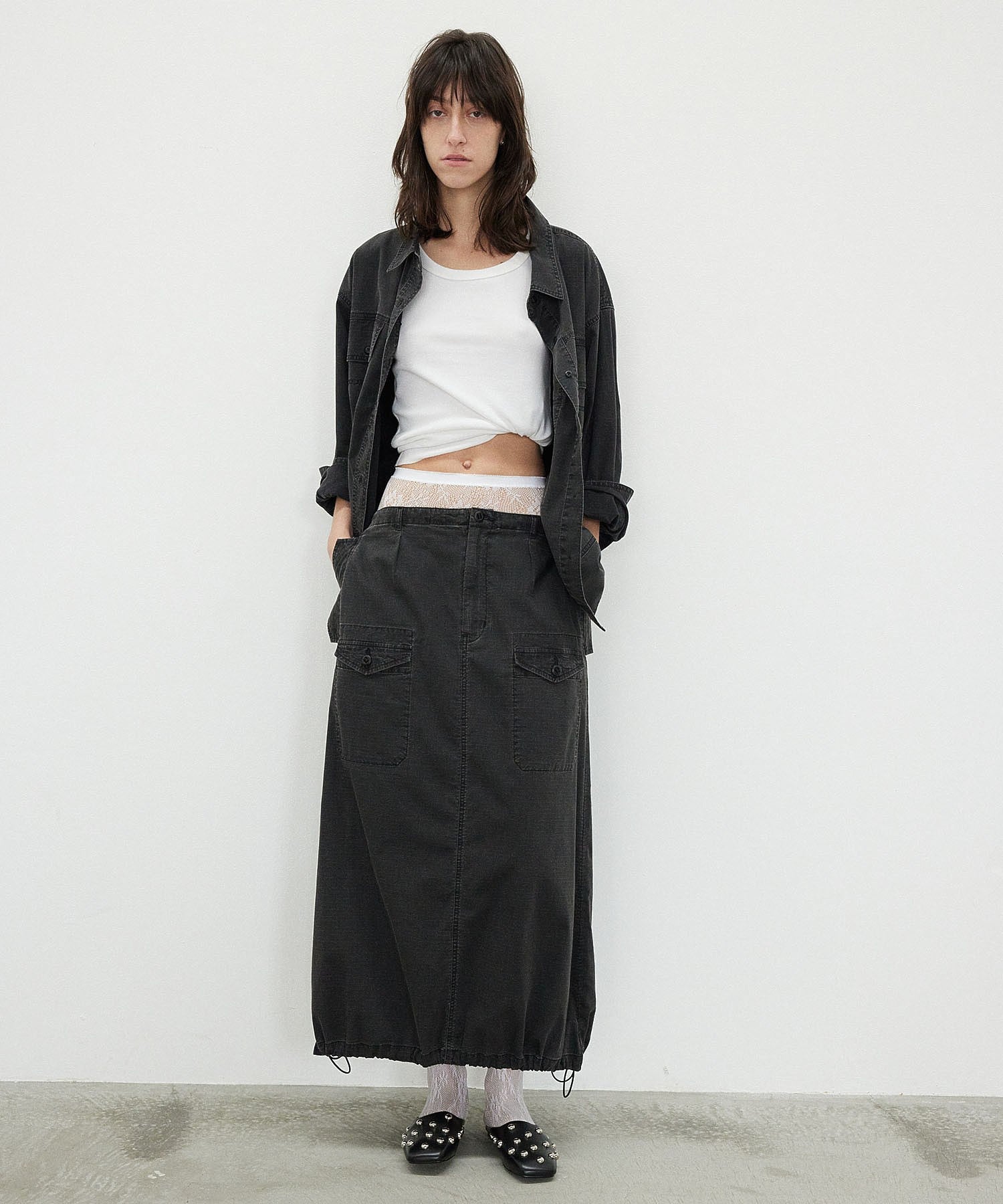 GENE HEAVENS/WORK POCKET RIP STOP SHIRT