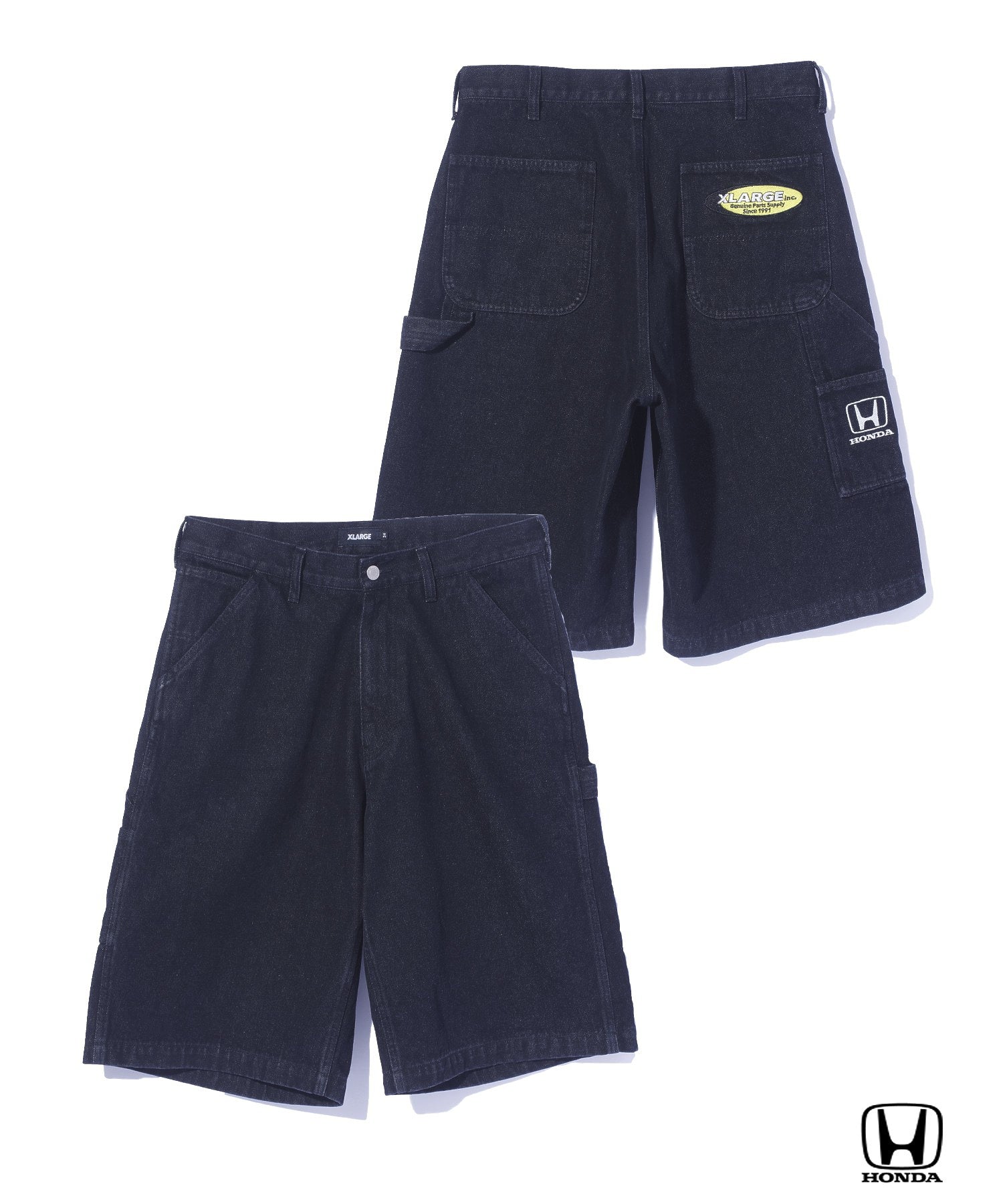 XLARGE×Honda PARTS SUPPLIERS DENIM SHORT PANTS