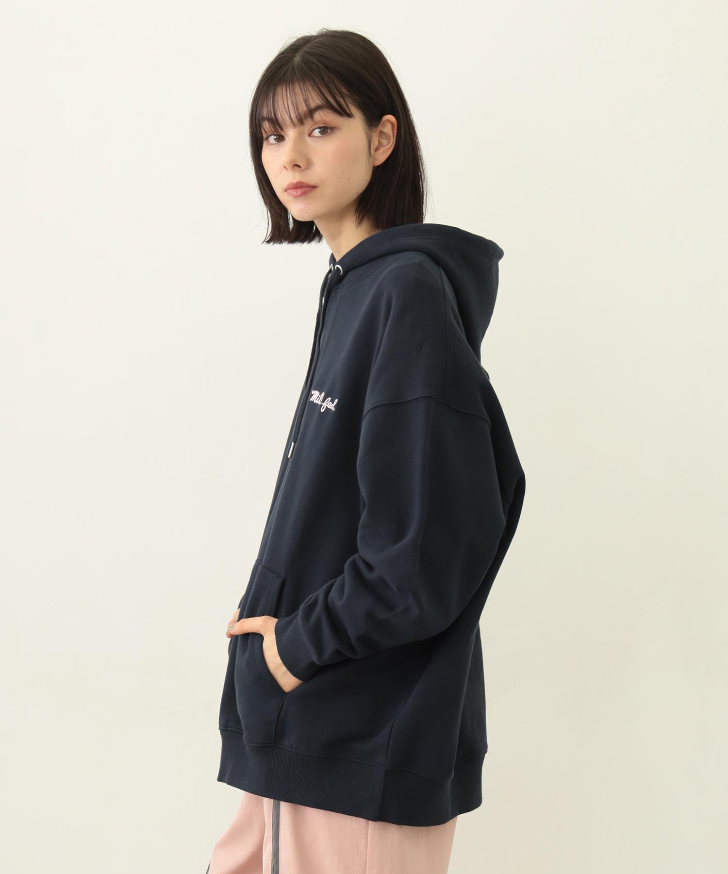 ICING LOGO WIDE SWEAT HOODIE