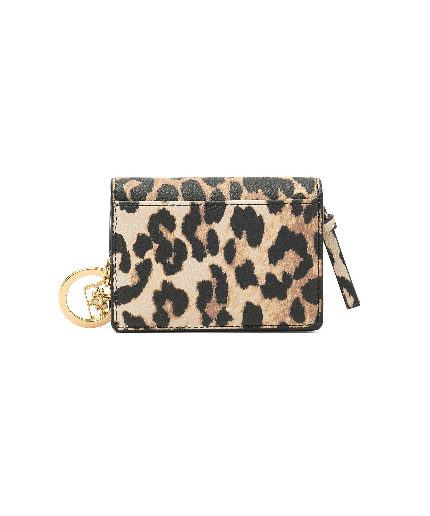 GANNI/BOU CARD HOLDER WITH FLAP PRINTED GRAINED