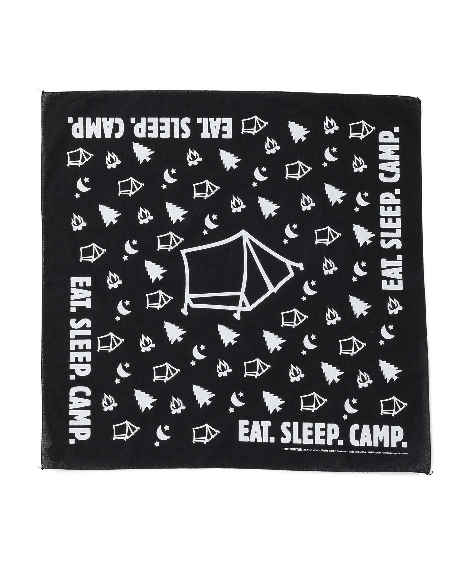 【The Printed Image】ﾈｲﾁｬｰﾌﾟﾘﾝﾄ EAT.SLEEP.CAMP.
