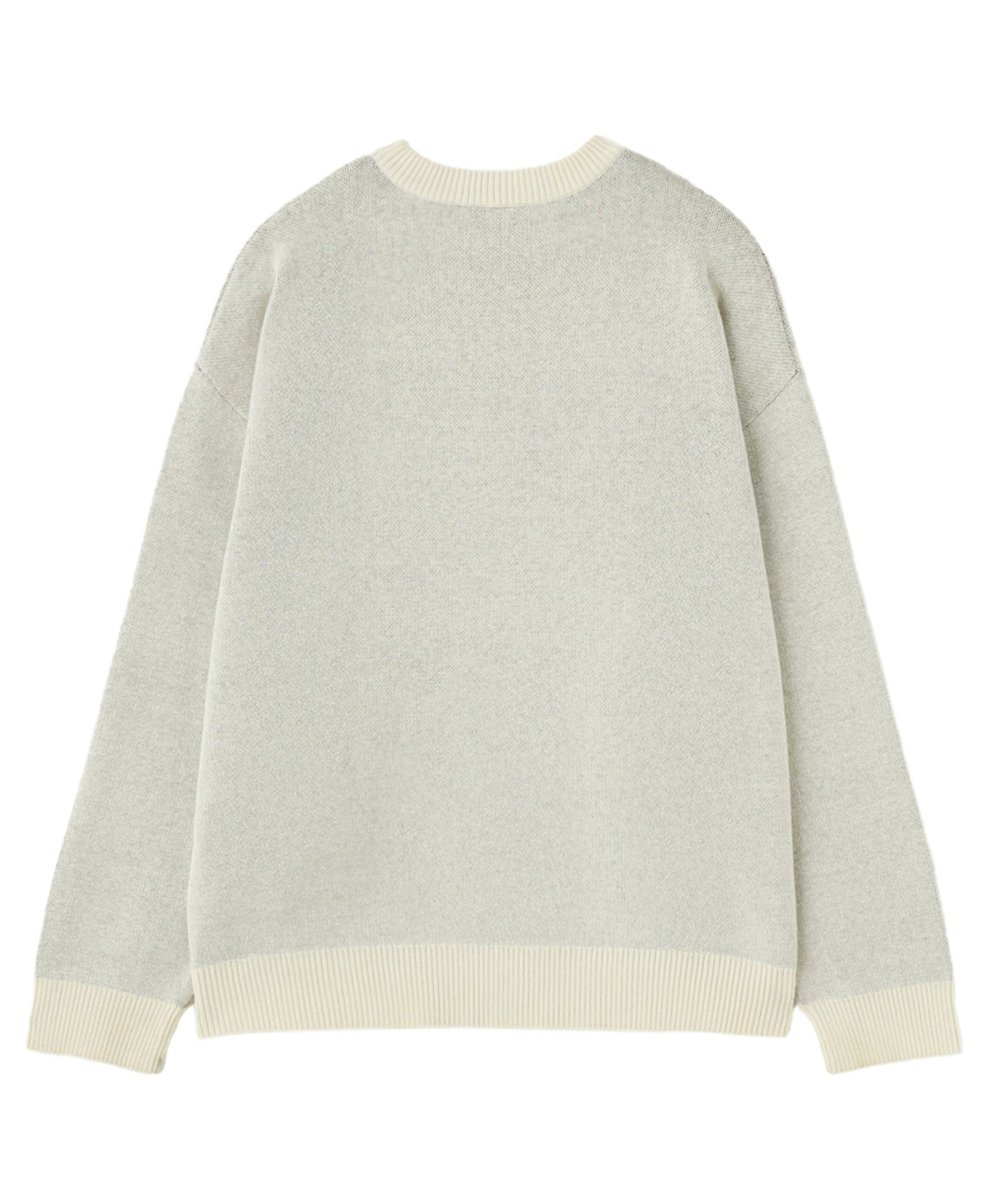 HEART LOGO JACQUARD KNIT TOP