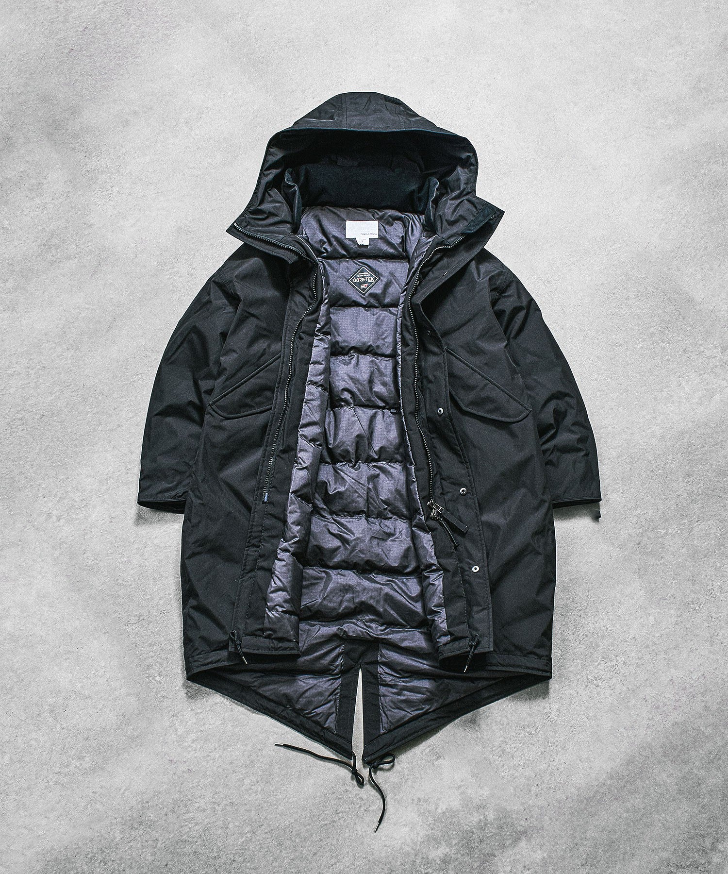 nanamica/GORE-TEX LONG DOWN COAT