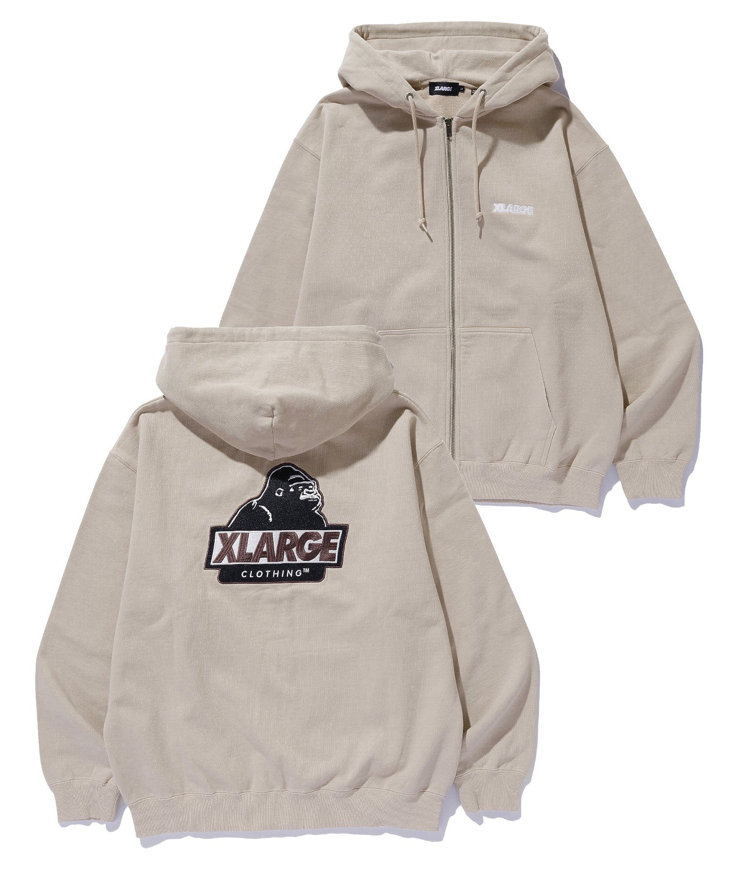 SLANTED OG ZIP HOODED SWEATSHIRT