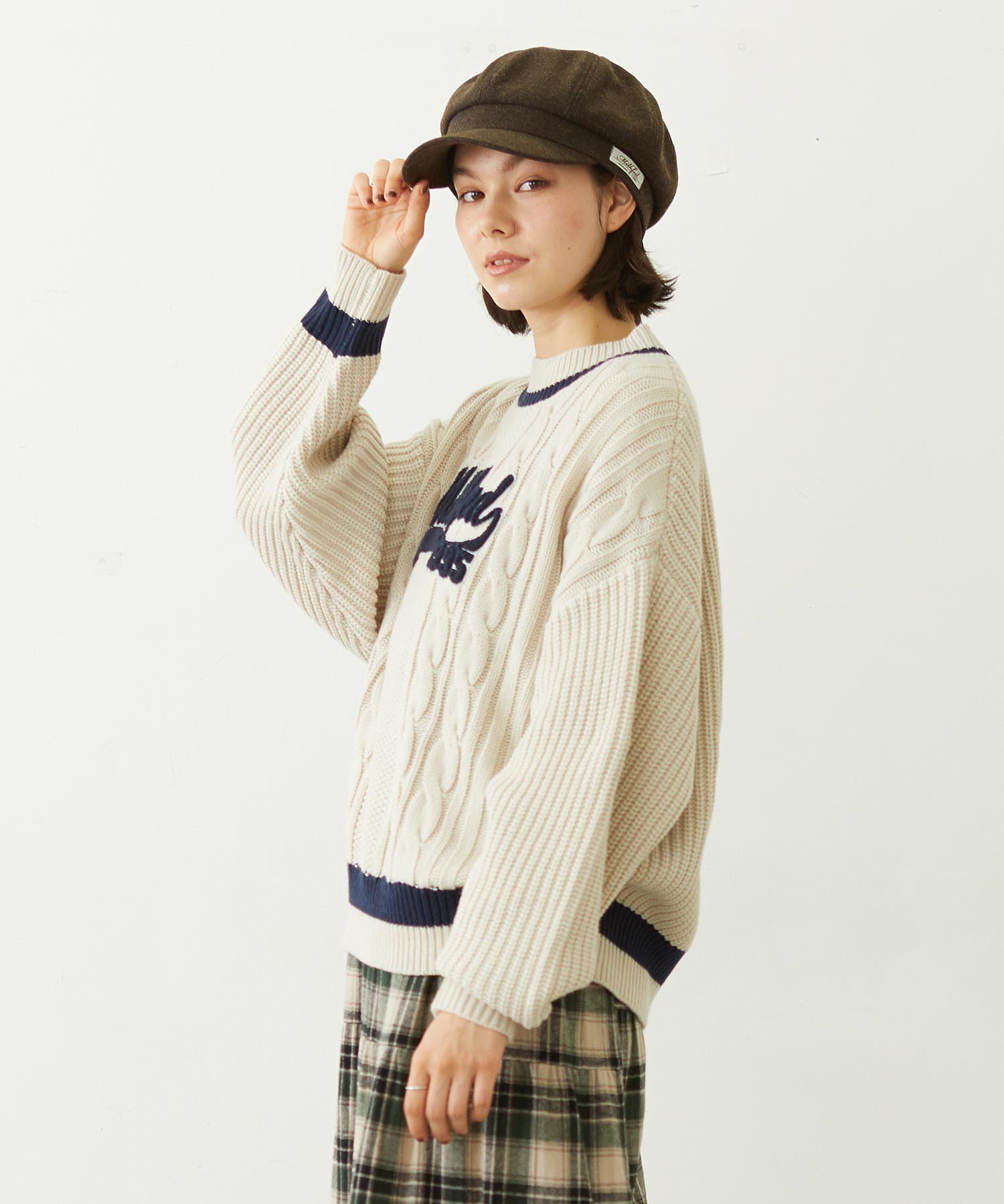 CRICKET KNIT PATCH TOP
