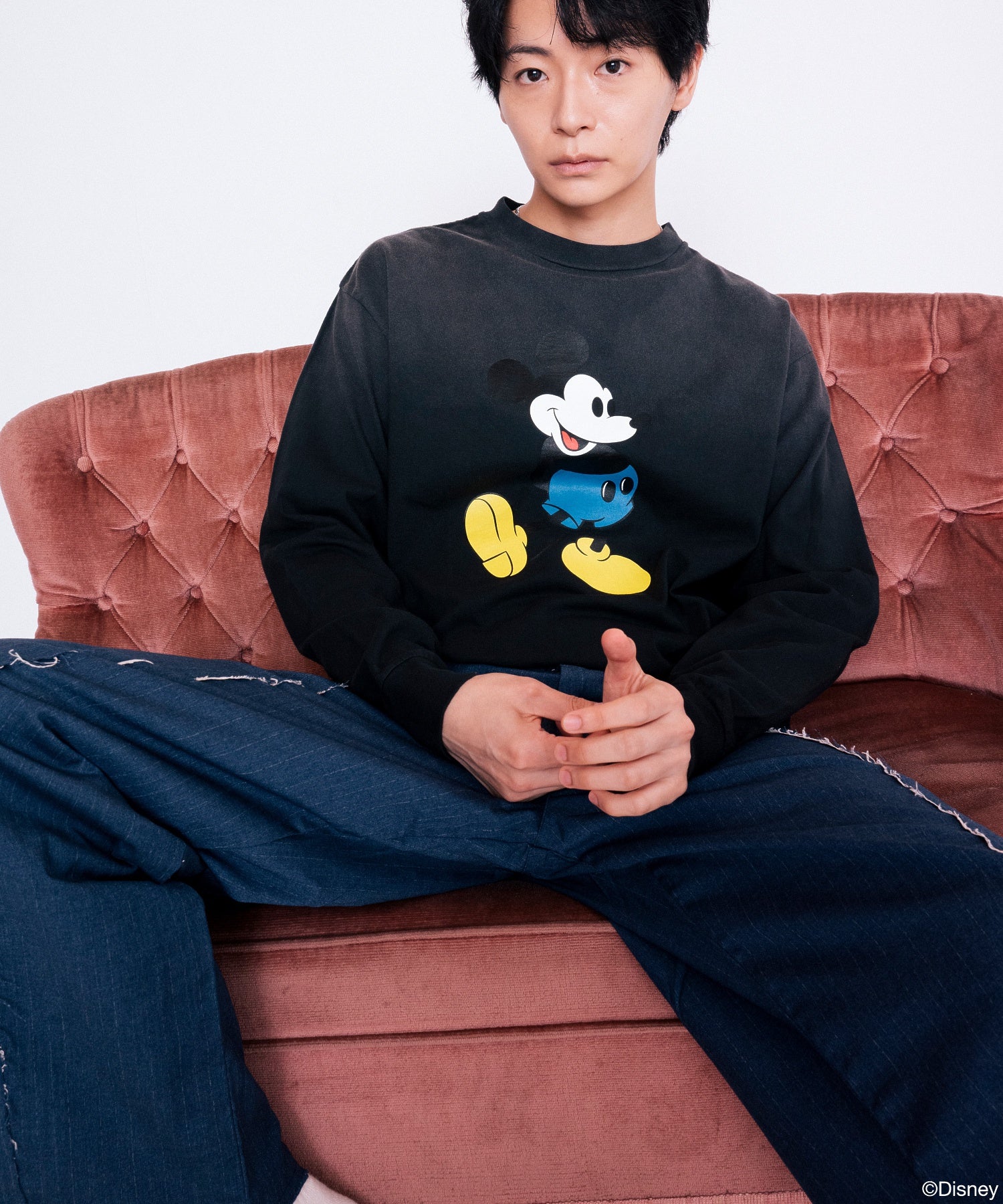 【F-LAGSTUF-F】MICKEY L/S T-SHIRT