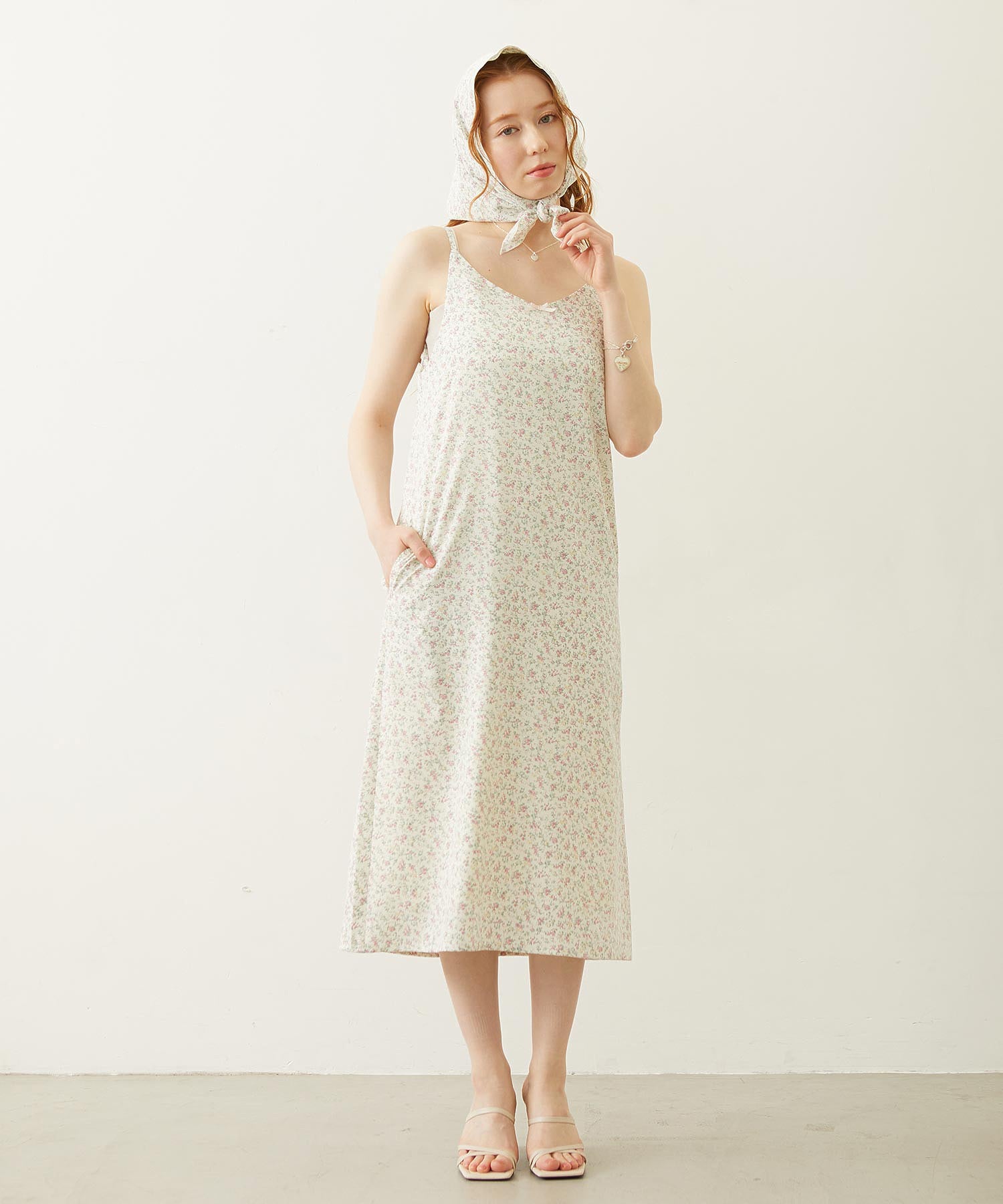 FLORAL CAMISOLE DRESS