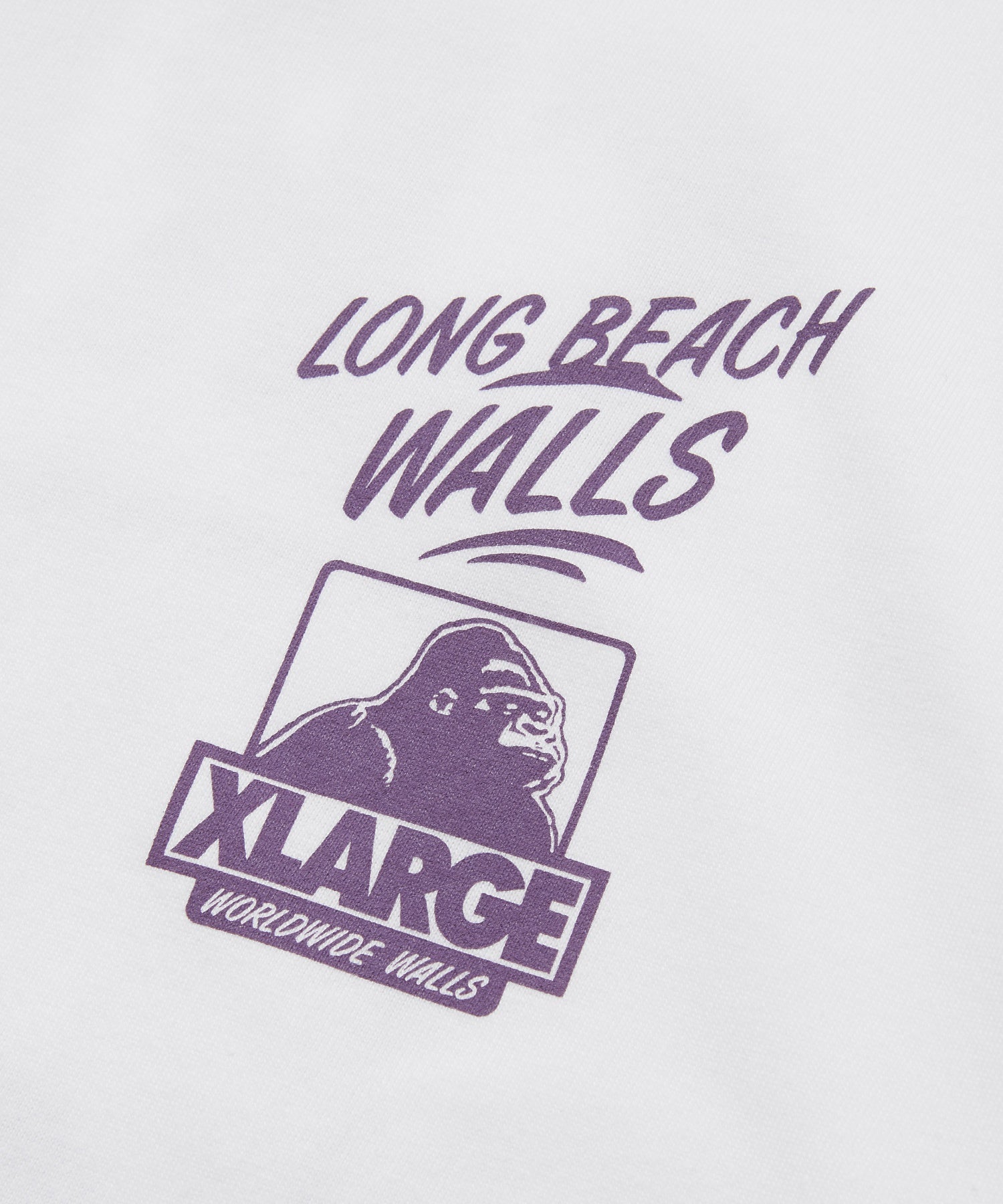XLARGE×LONG BEACH WALLS 2026 S/S TEE calif-ART