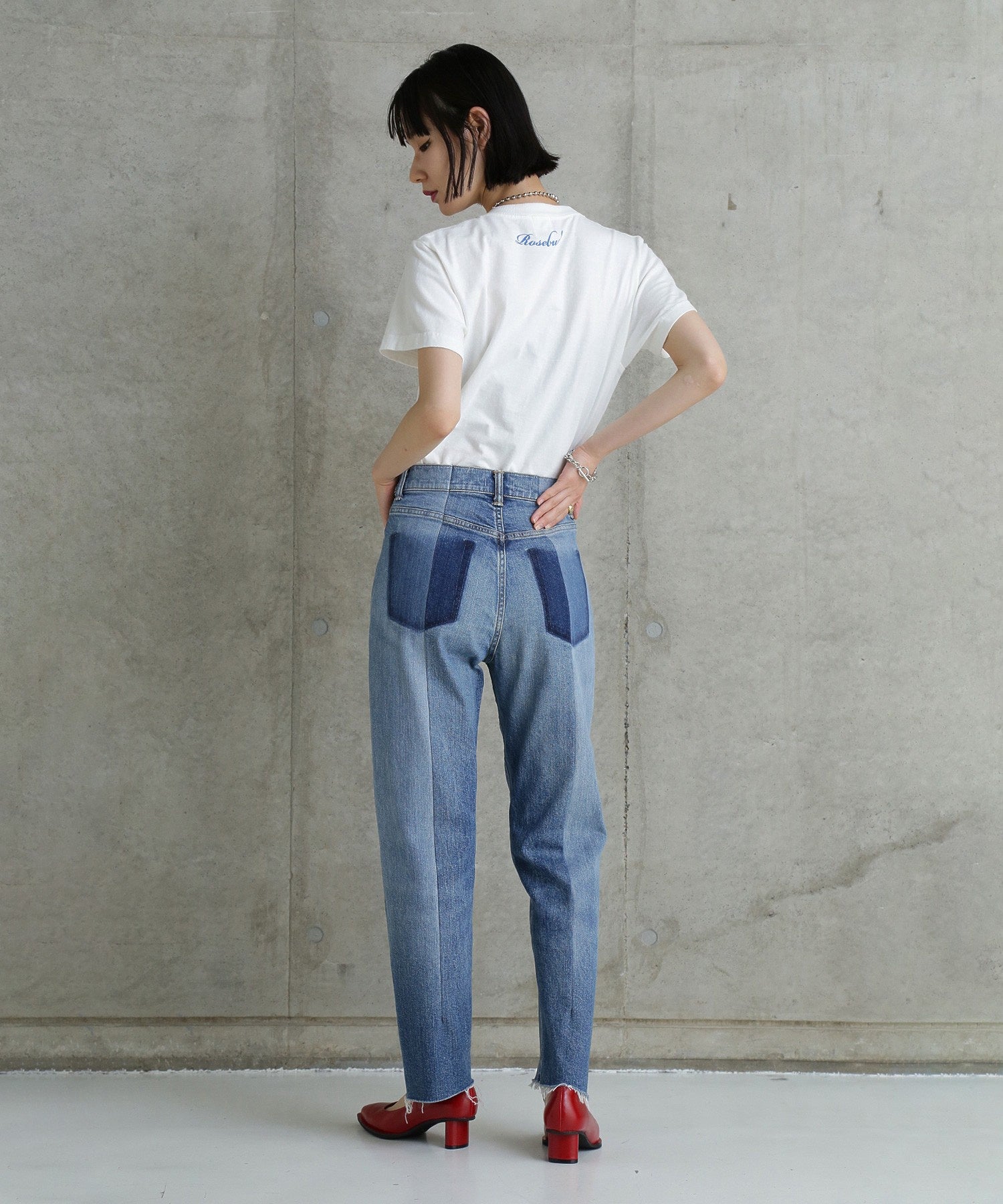 AUTHEN/CIRCULAR DENIM TAPERED LEG-REBUILD