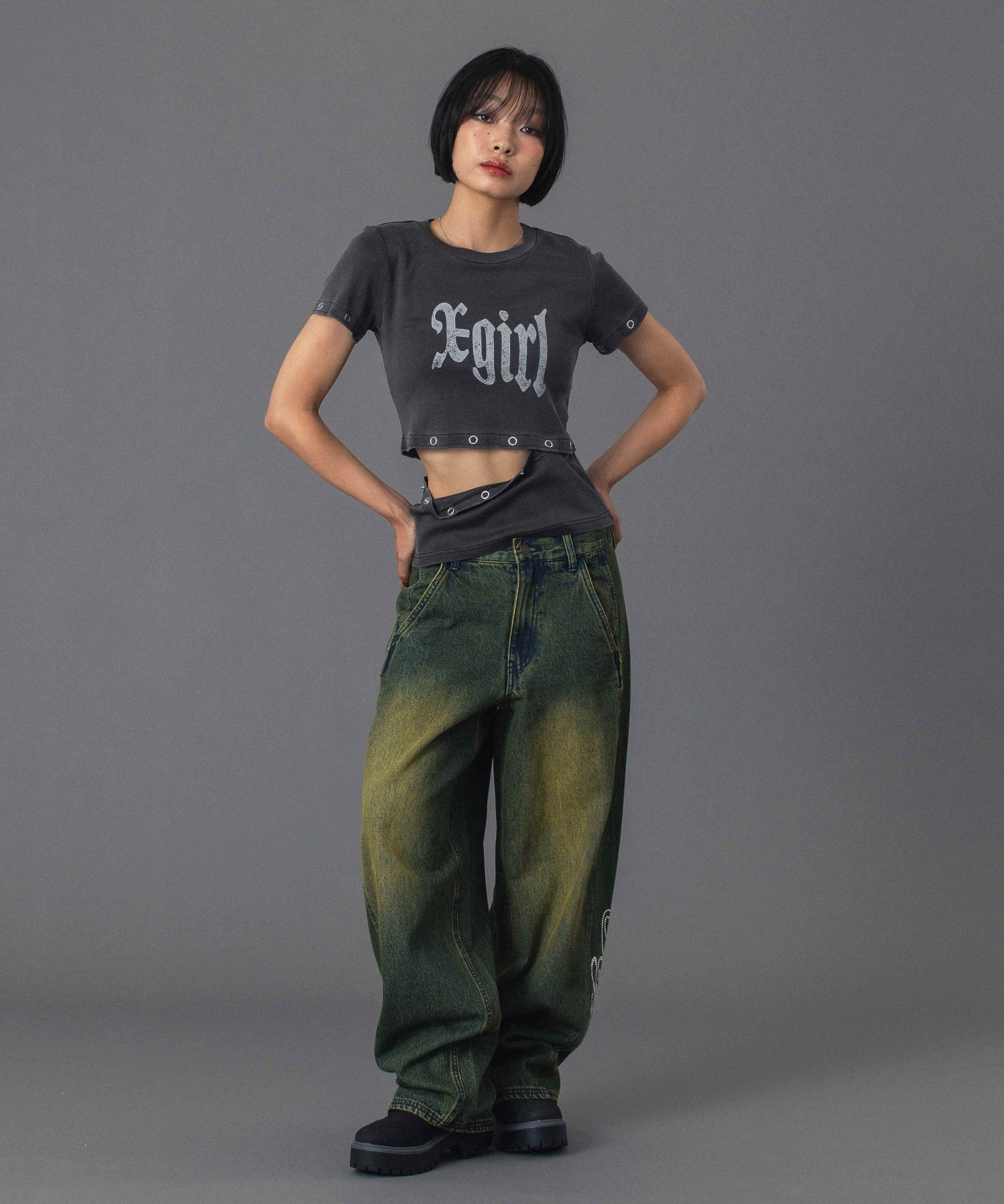 FADED MULTIWAY L/S TOP