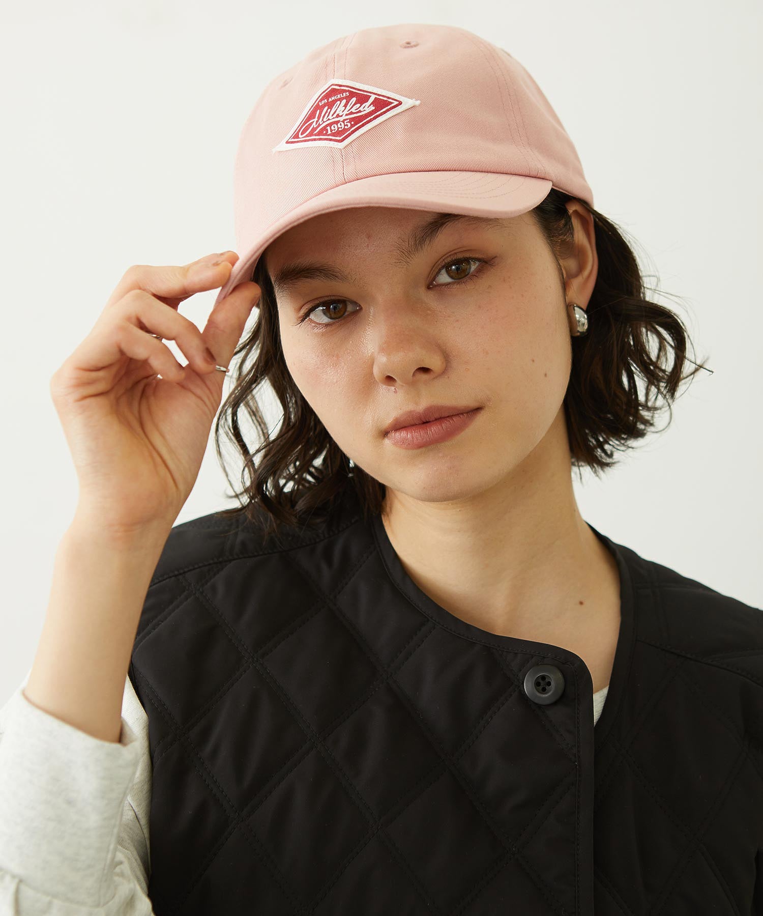 LABEL TWILL CAP