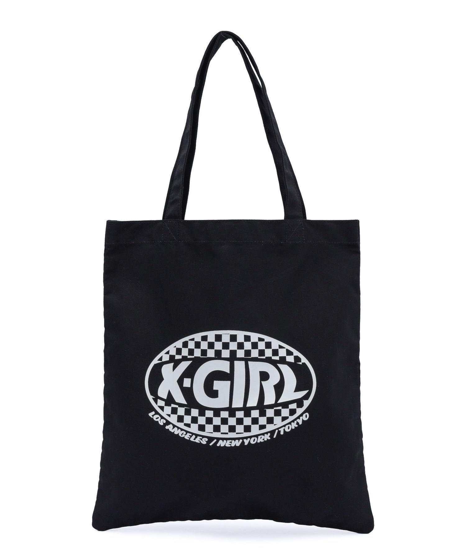CHECKER OVAL LOGO TOTE BAG