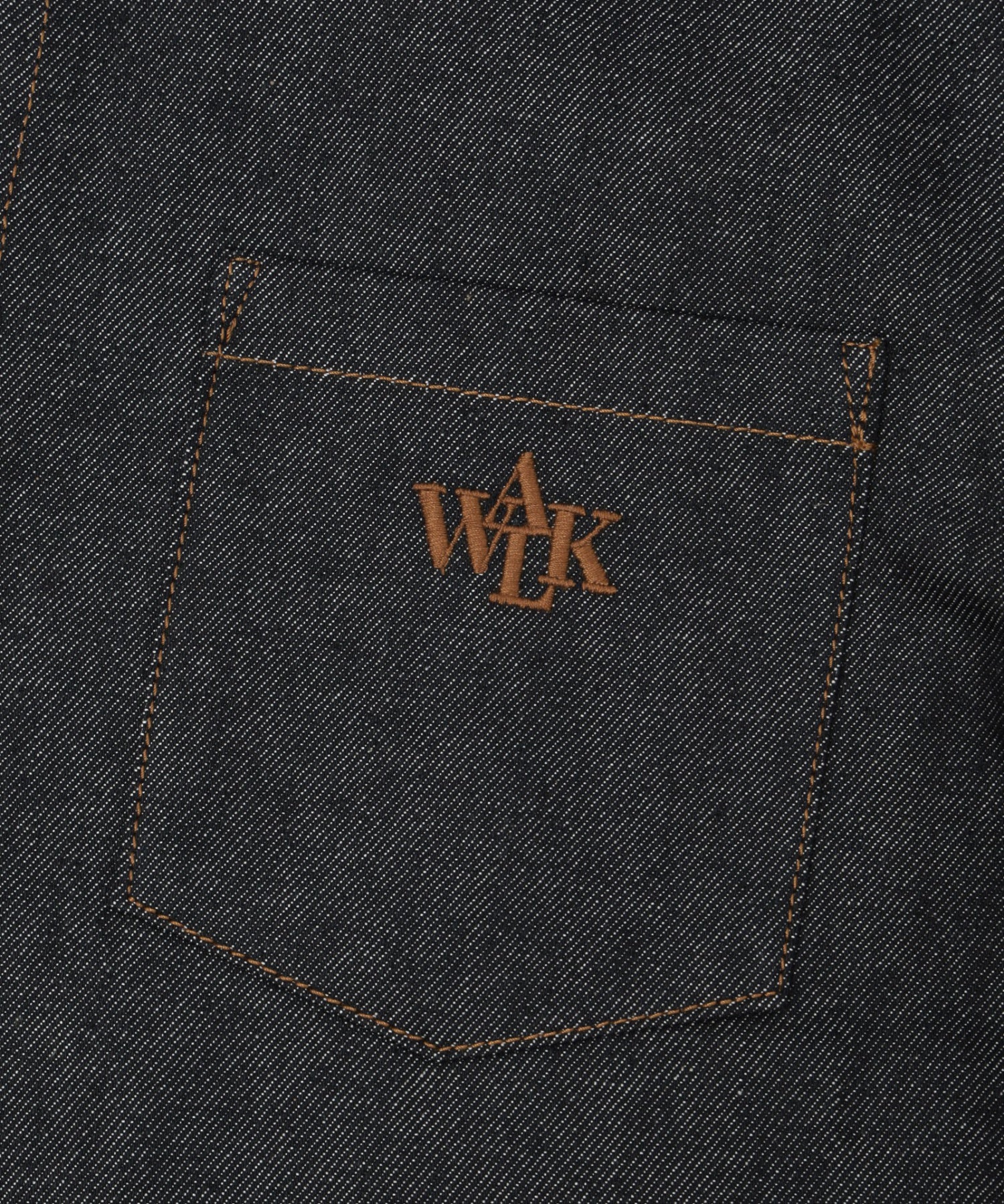 WALK IN PARIS/ウォーキンパリス/Raw denim shirt