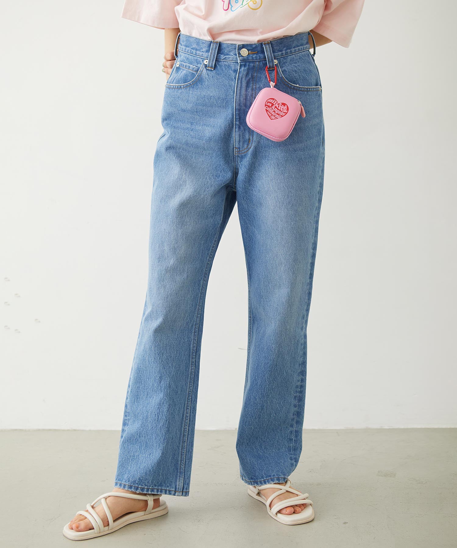 STRAIGHT DENIM PANTS