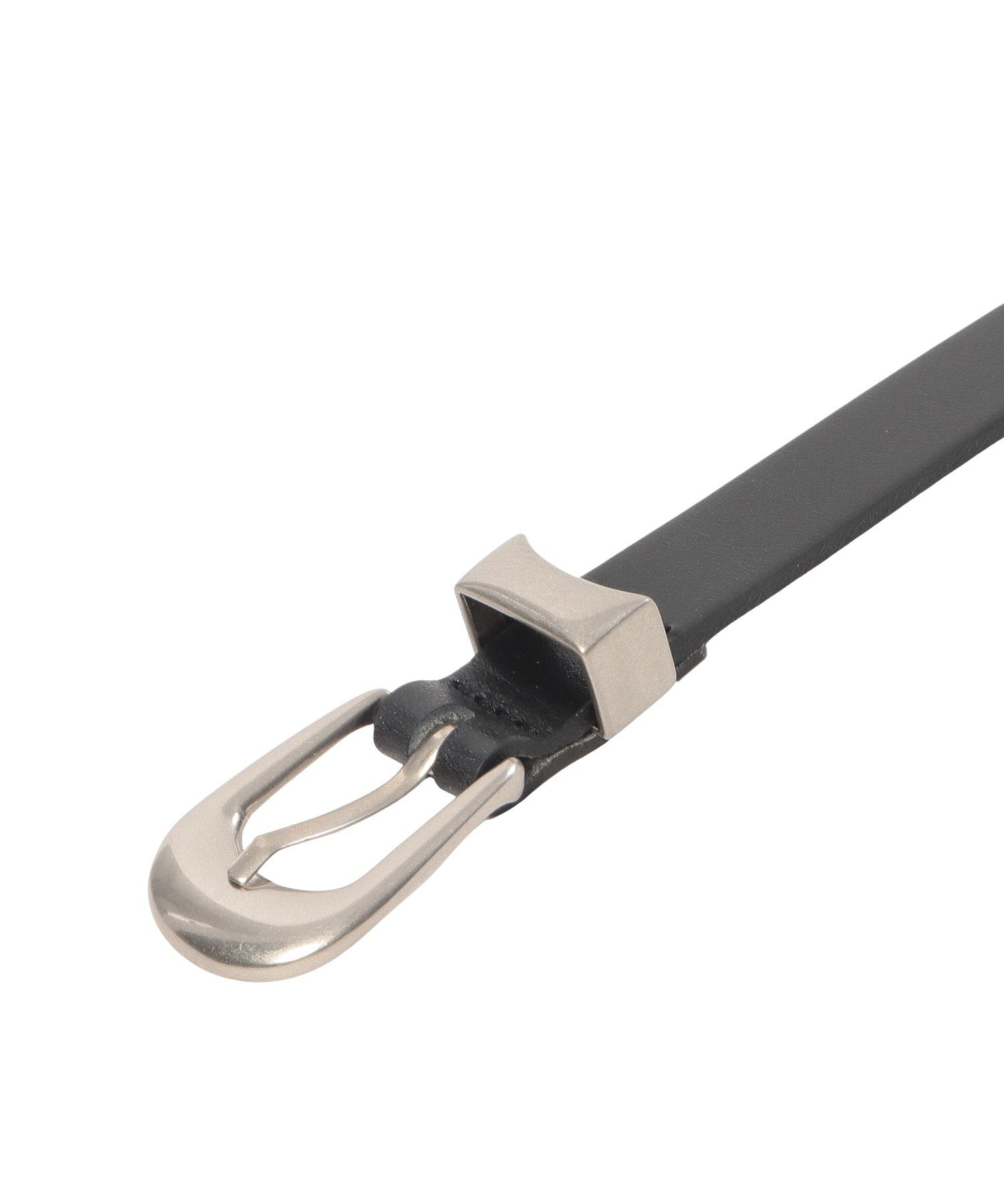 SILVER BUCKLE LEATHER BELT DISPATCHER NO.8