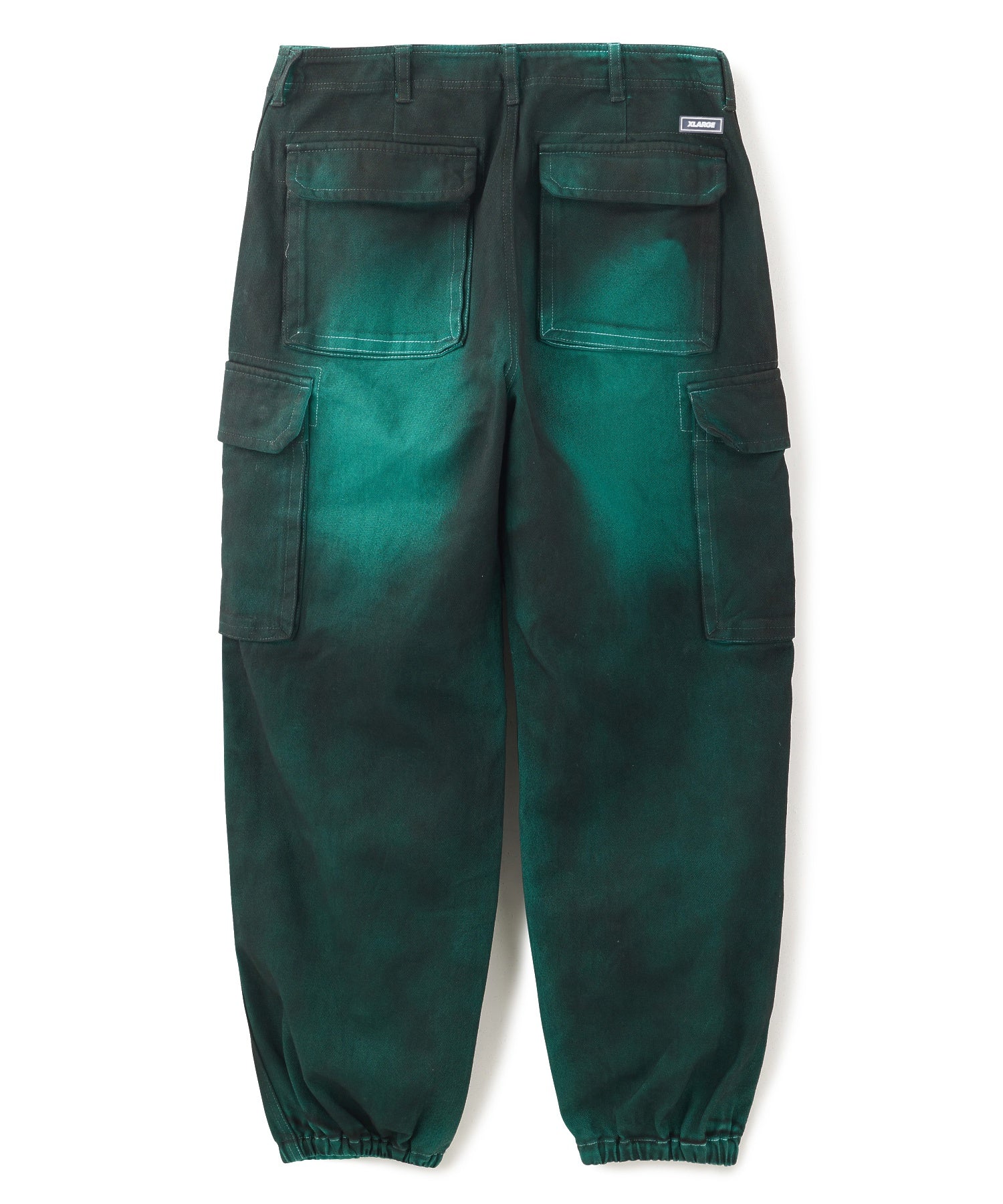 SPRAY PRINTED CARGO PANTS