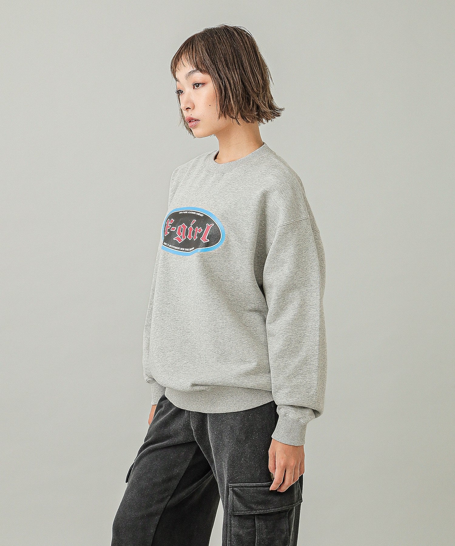 CLASSIC OVAL LOGO SWEAT TOP