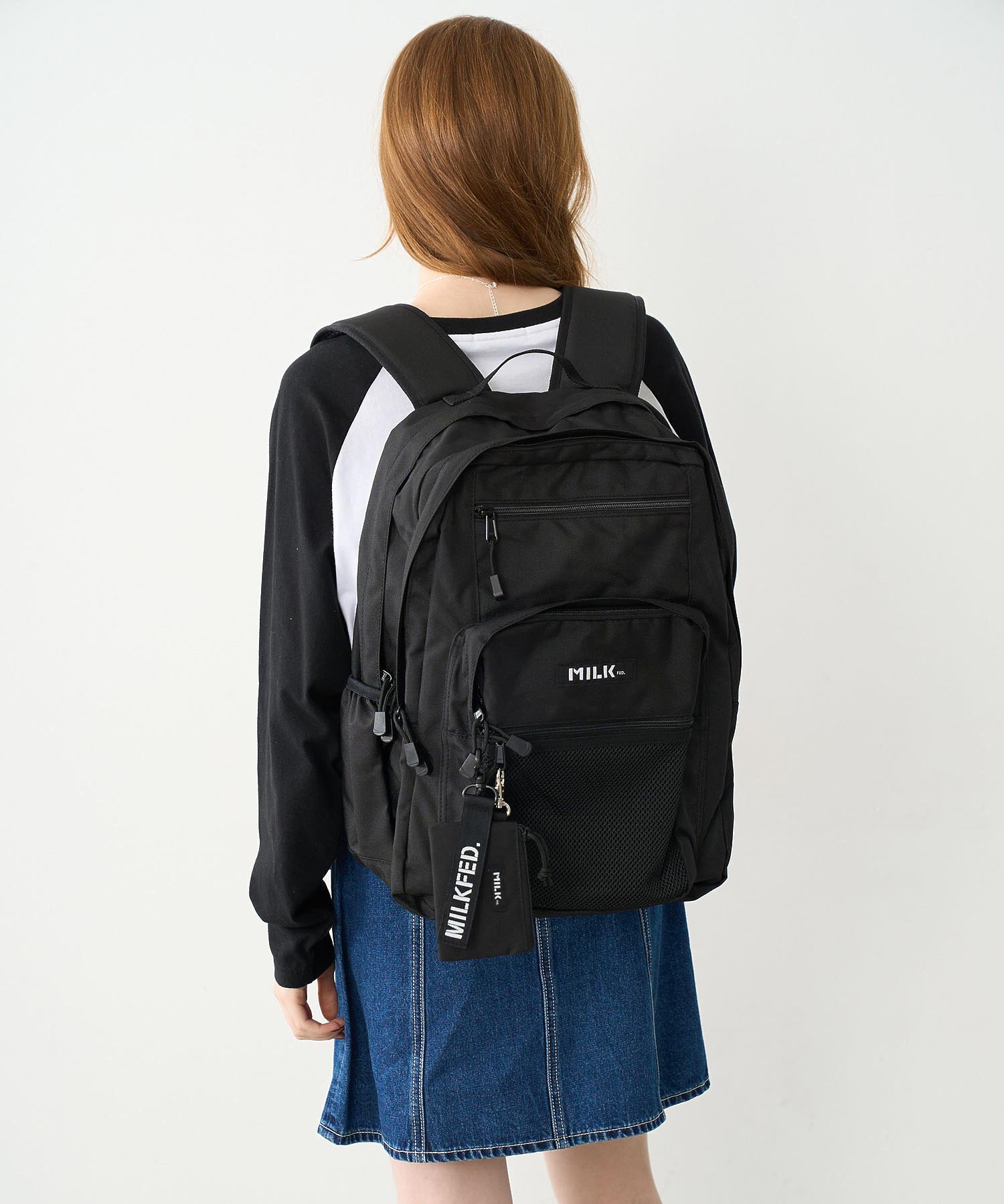 【定番】W ZIP BACKPACK MILKFED.