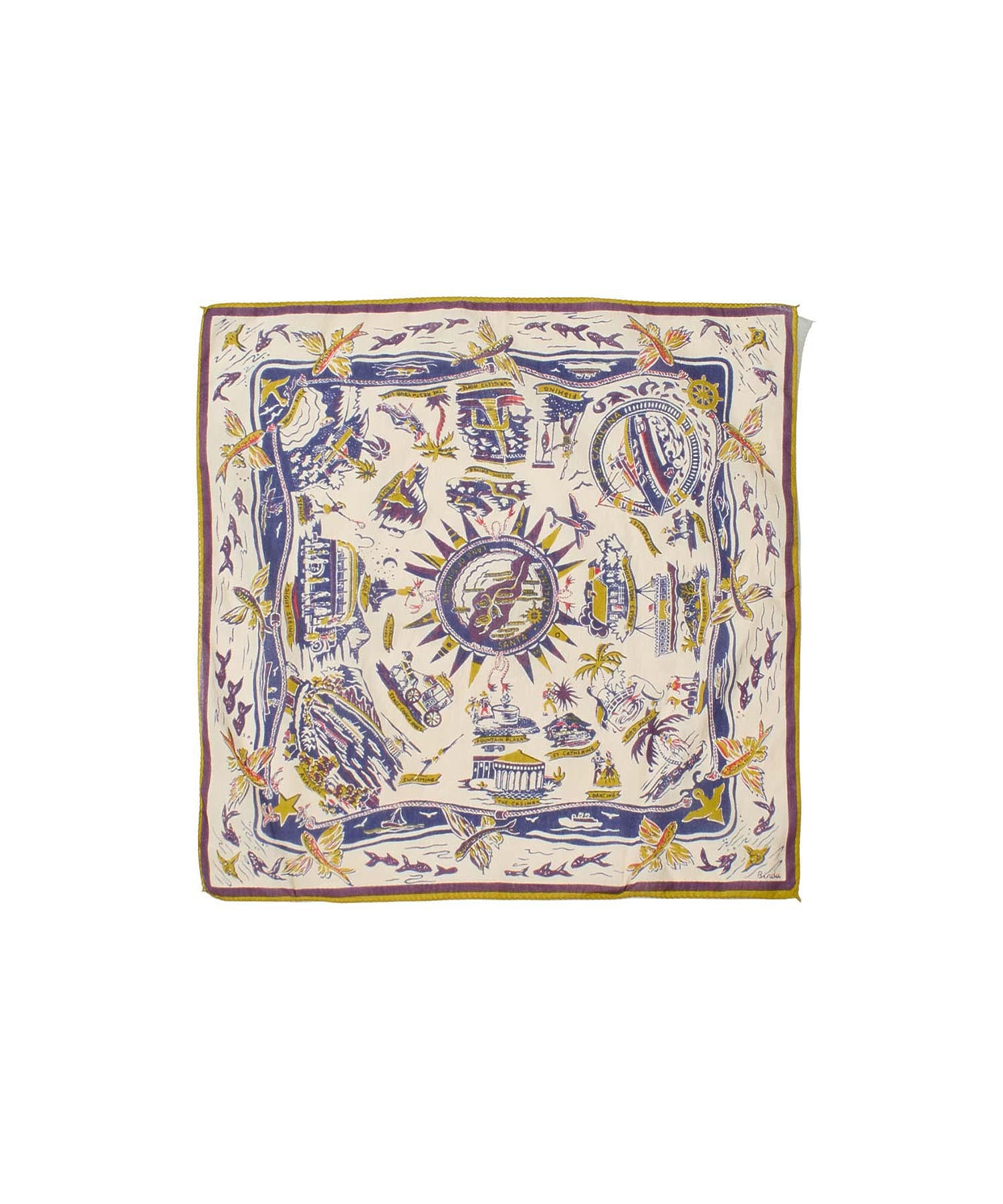BINDU/CATALINA MAP BANDANA