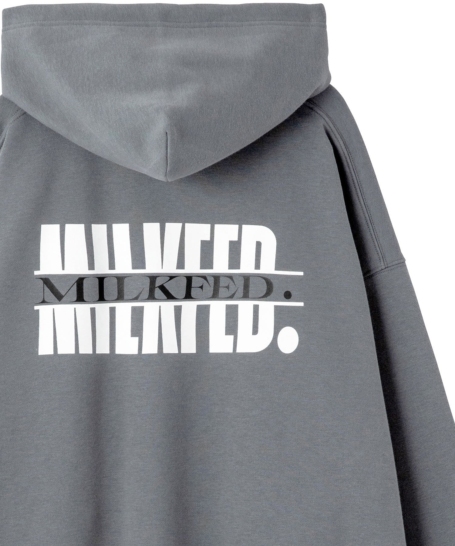 DOUBLE LOGO BIG HOODIE MILKFED.