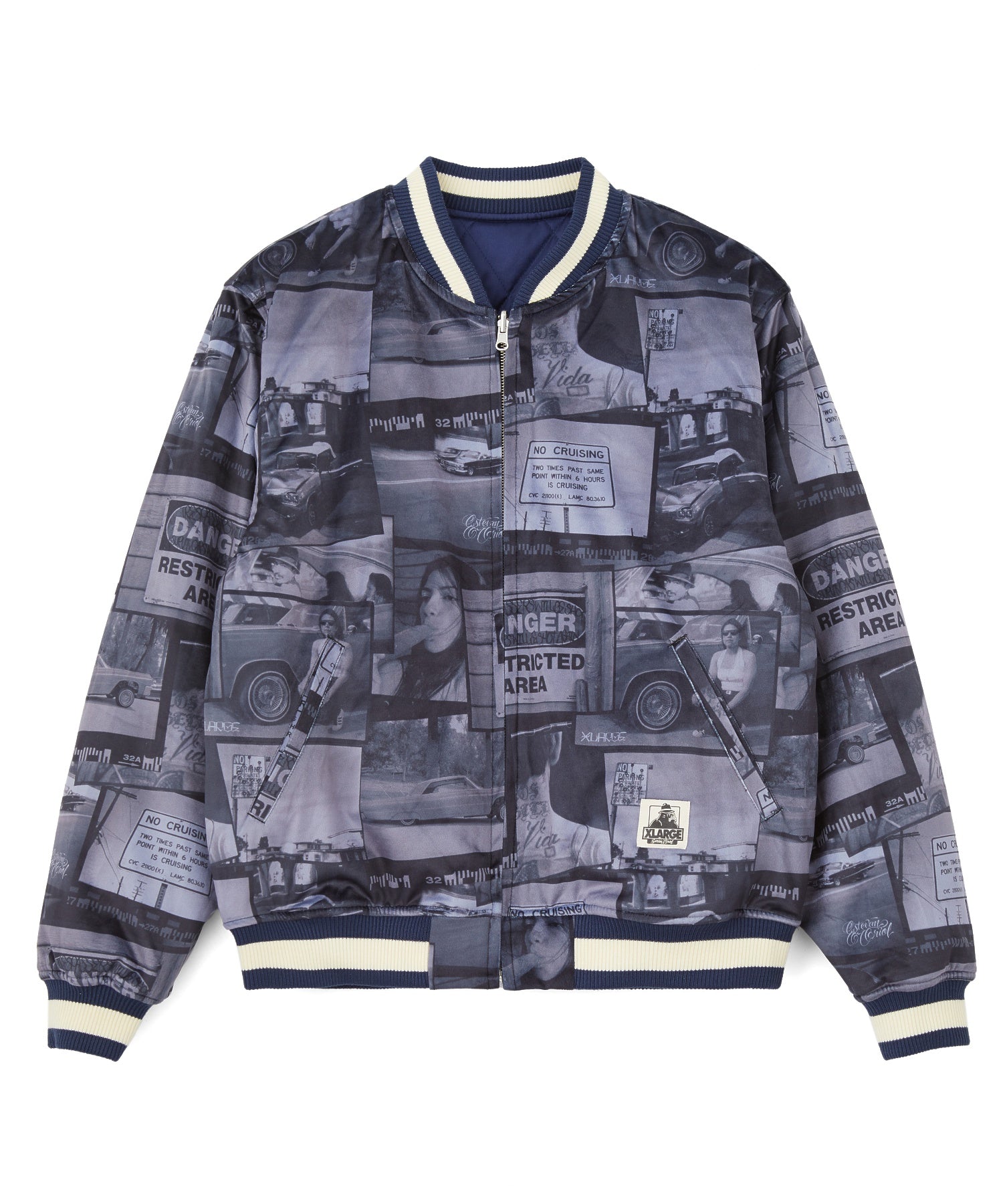 XLARGE×ESTEVAN ORIOL REVERSIBLE SOUVENIR JACKET