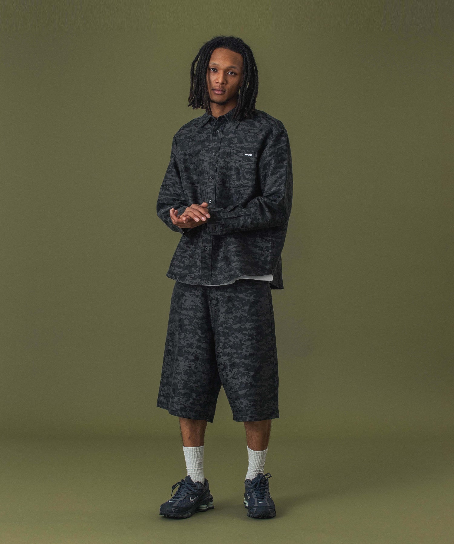 DIGITAL CAMO JACQUARD SHORTS