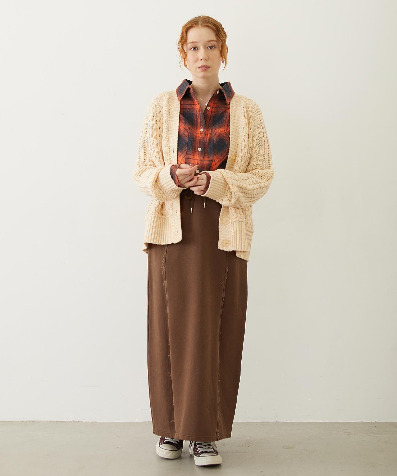 CABLE KNIT CARDIGAN