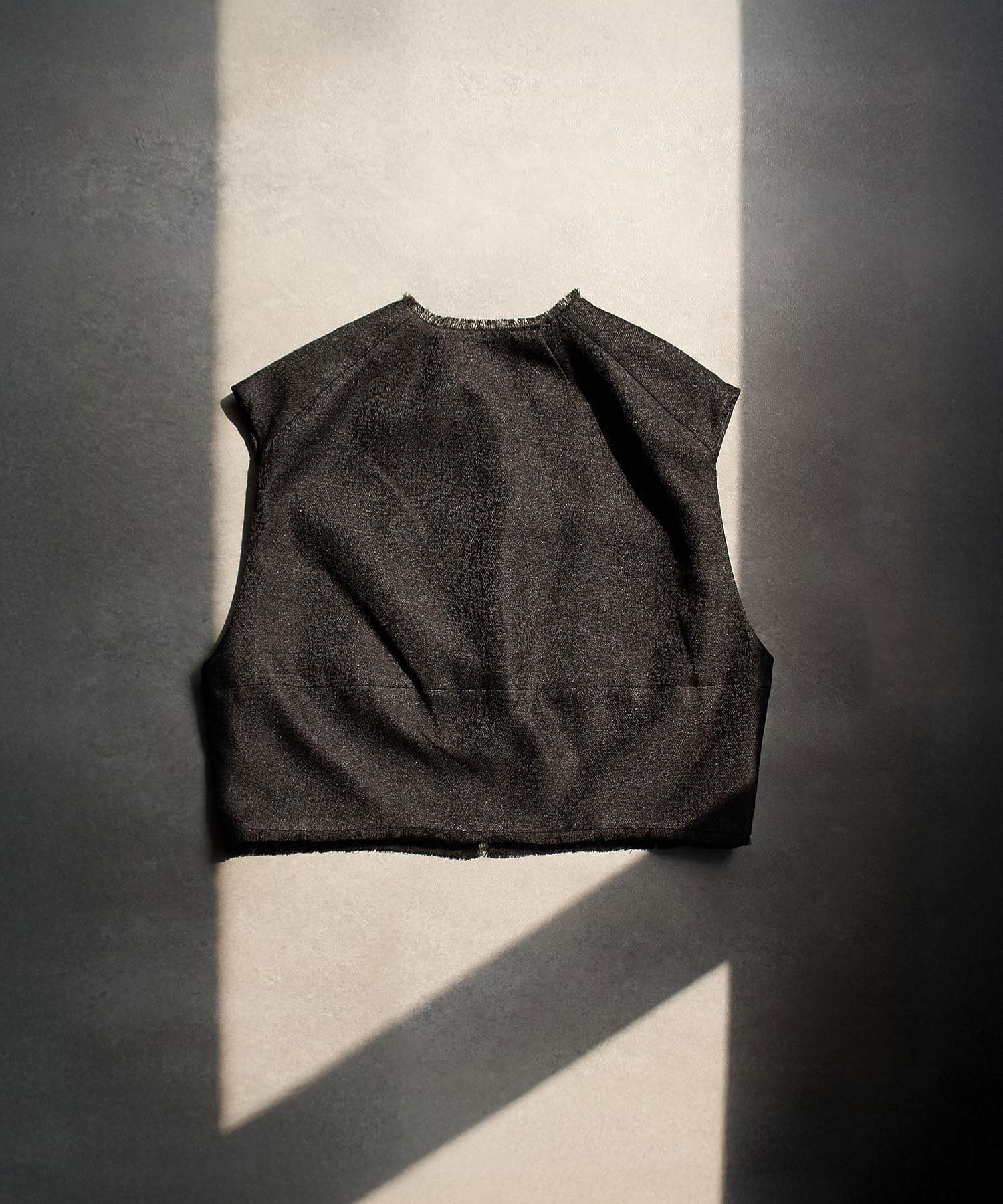 CHIGNON/TWEED SHORT VEST