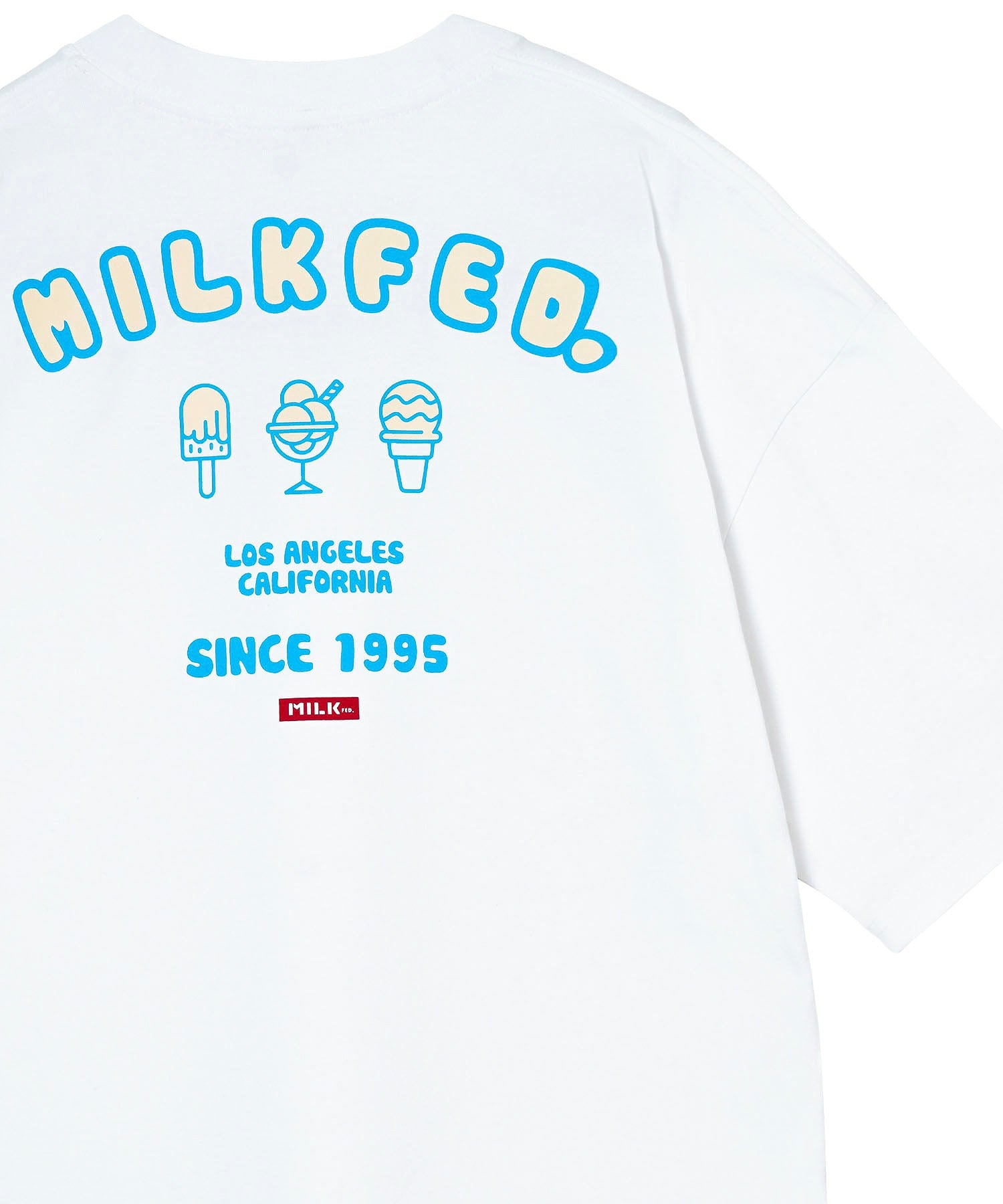 WIDE S/S TEE ICE CREAM MILKFED.