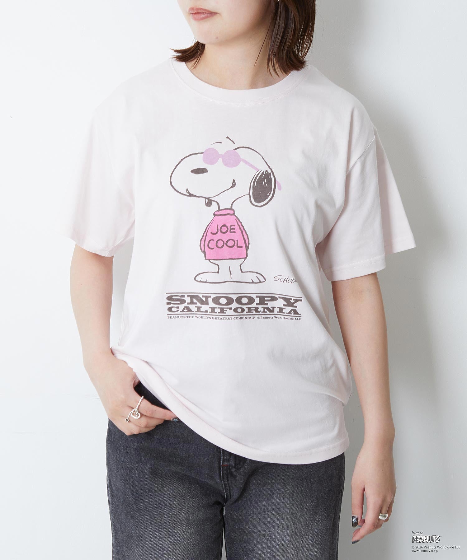 MILKFED. × PEANUTS / JOE COOL S/S TEE