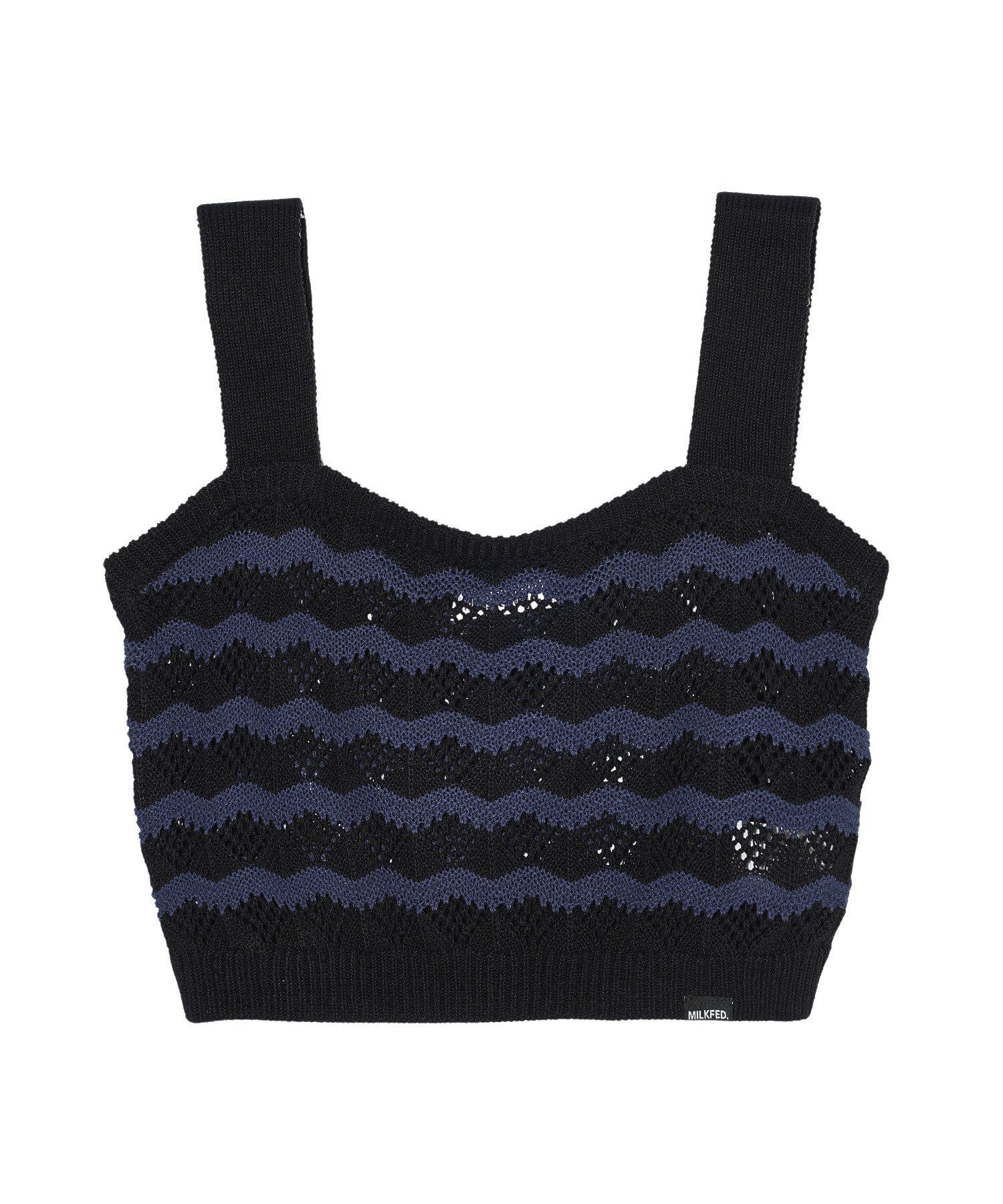 WAVE PATTERN KNIT CAMISOLE