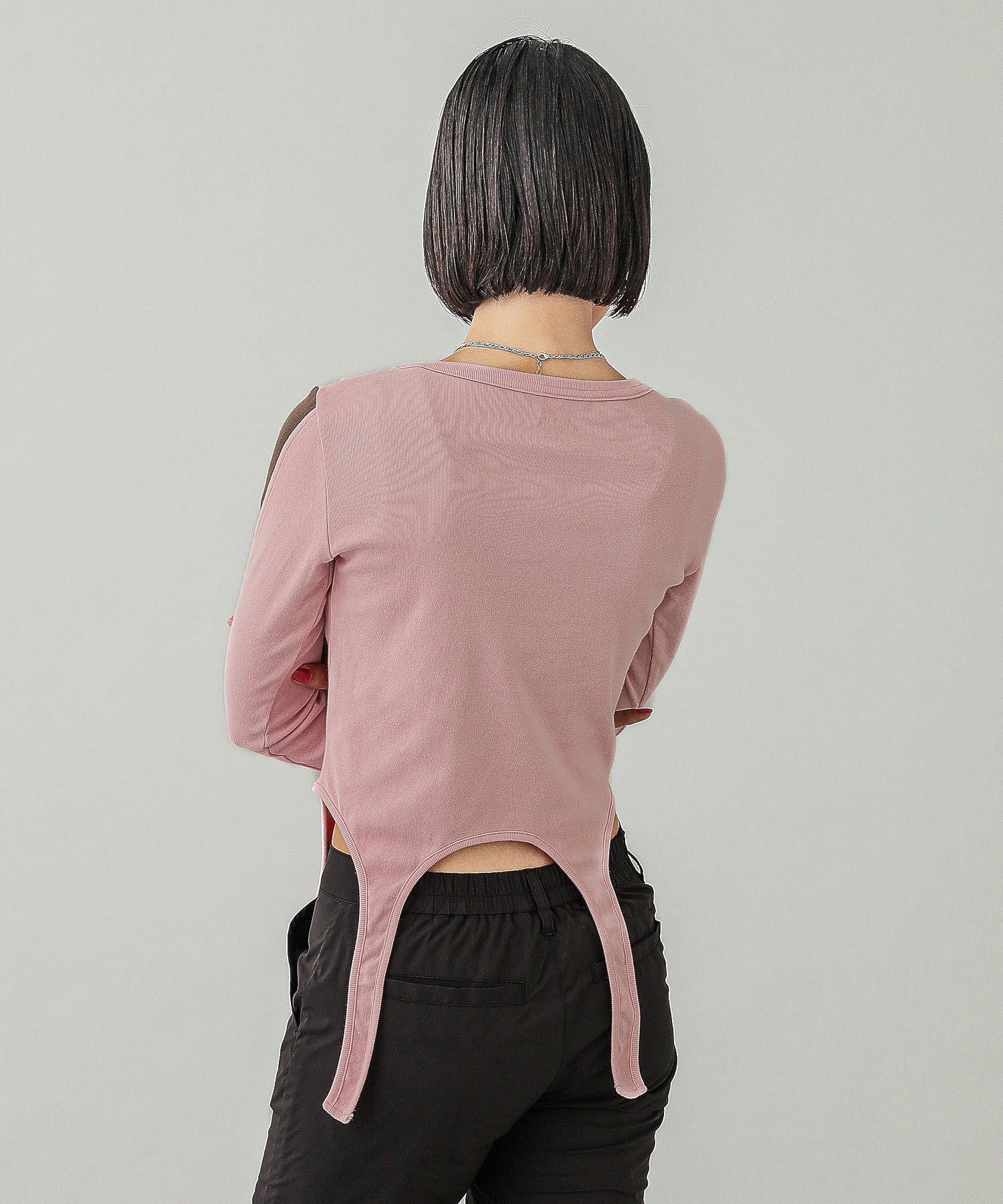 OVAL LOGO GARTER L/S TOP