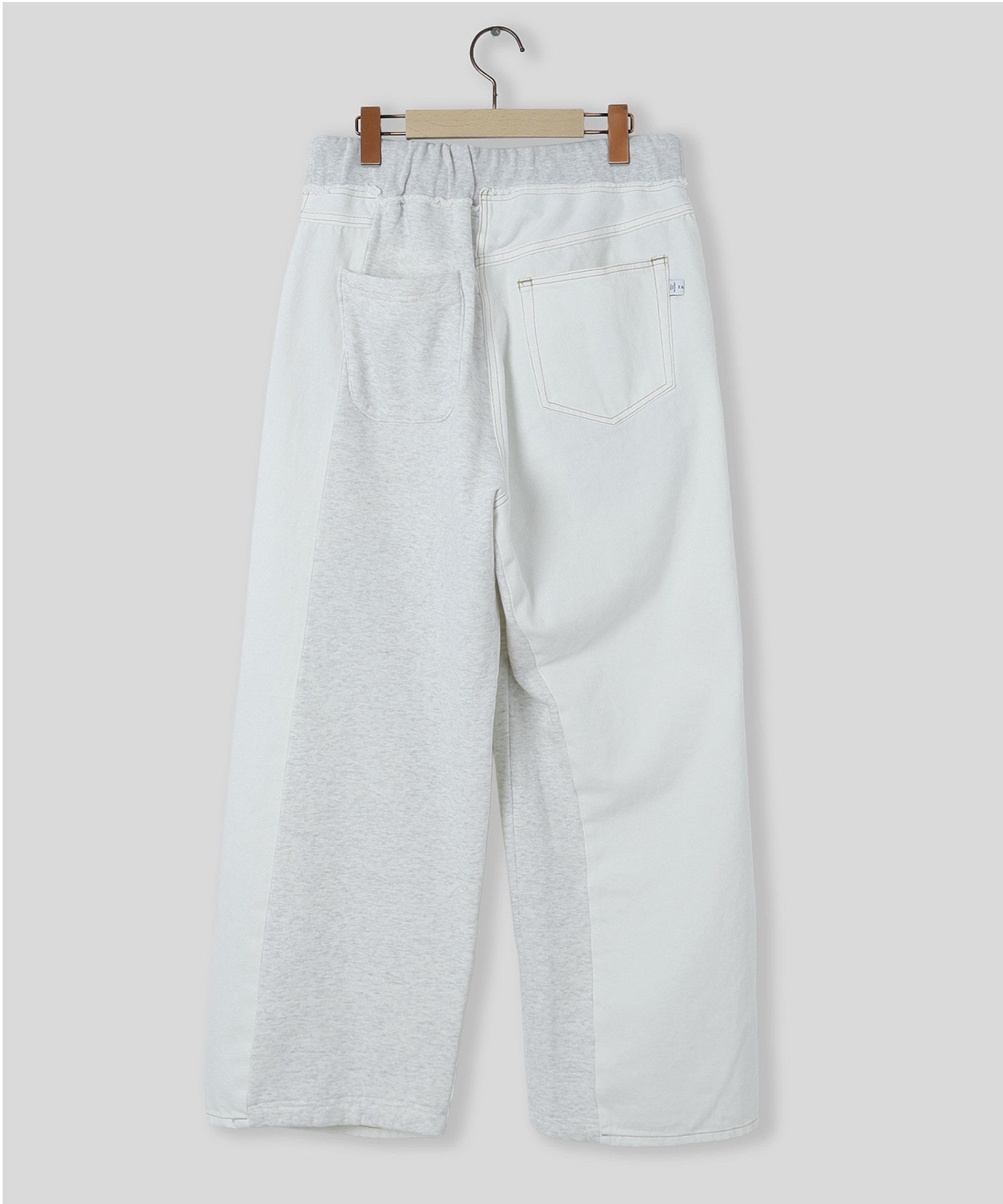 FACETASM/ファセッタズム/DENIM MERGING SWT PANTS MYK-PT-08