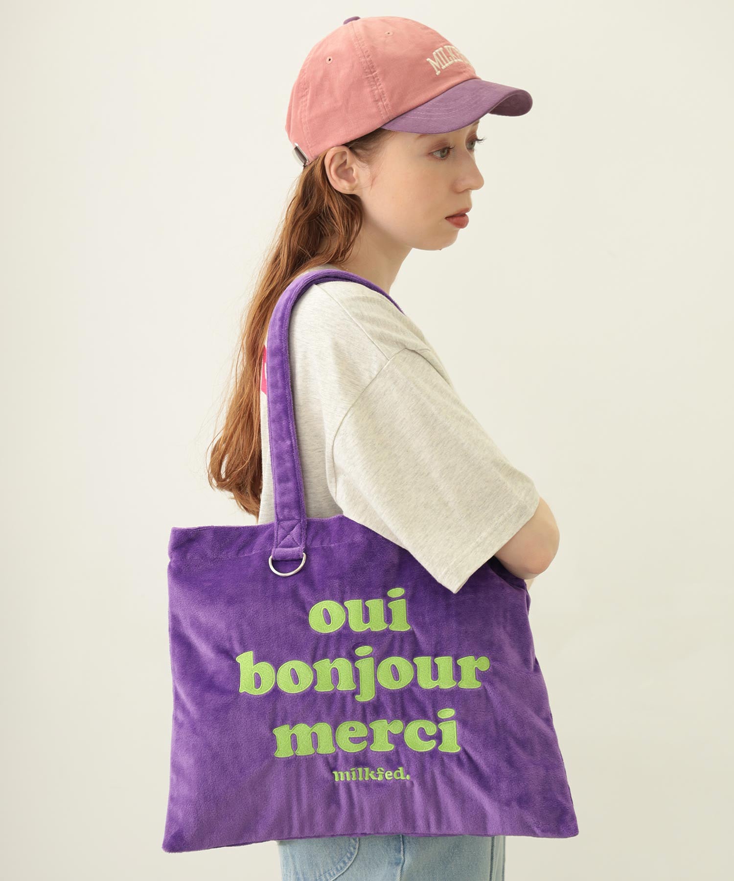 LOGO FLUFFY BAG
