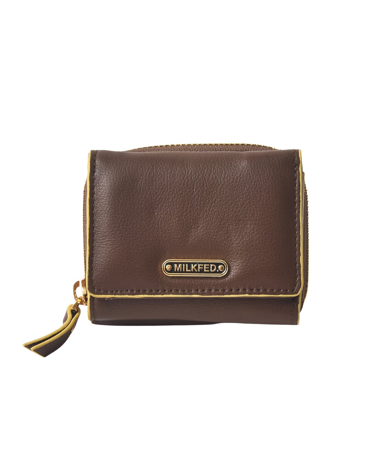 LOGO TRIFOLD LEATHER WALLET