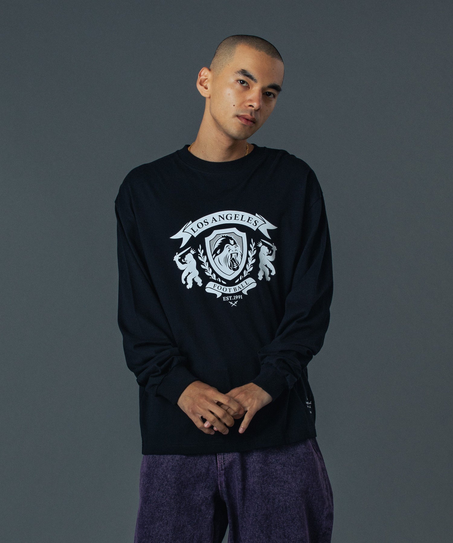 MODEL 身長172cm / 着用サイズ：Lサイズ