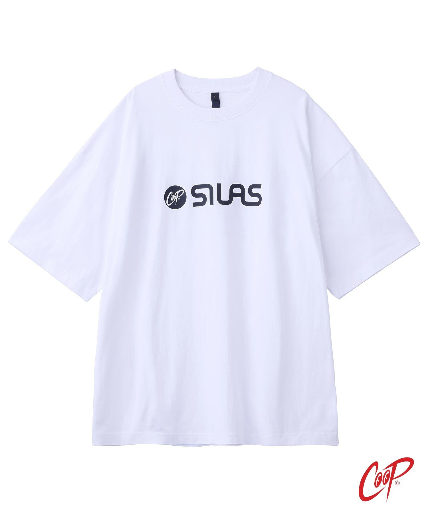 SILASxCOOP CHECKERED FLAG PRINT WIDE S/S TEE