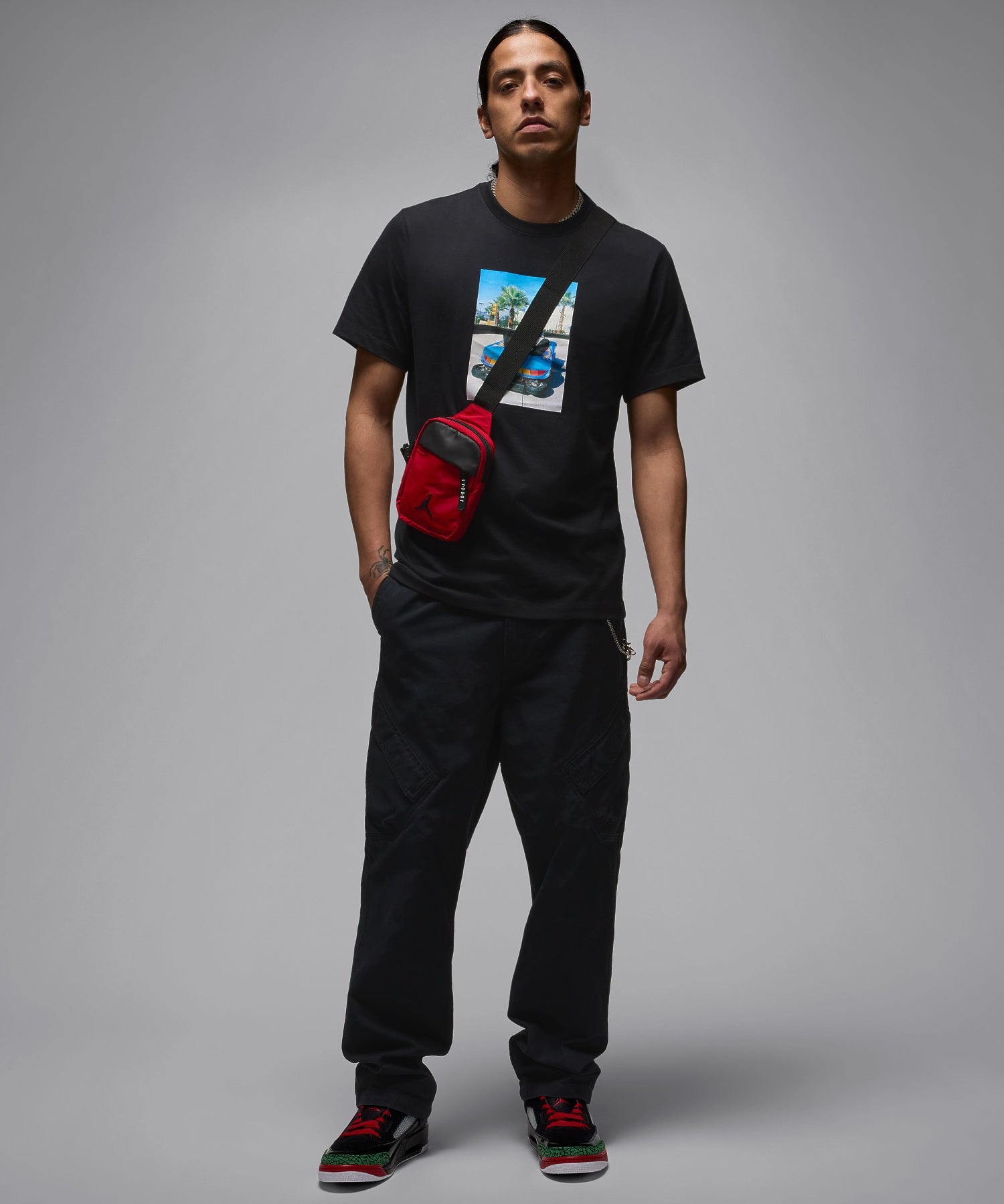 JORDAN BRAND/ジョーダン/M J BRAND PHOTO SS CREW HJ2401