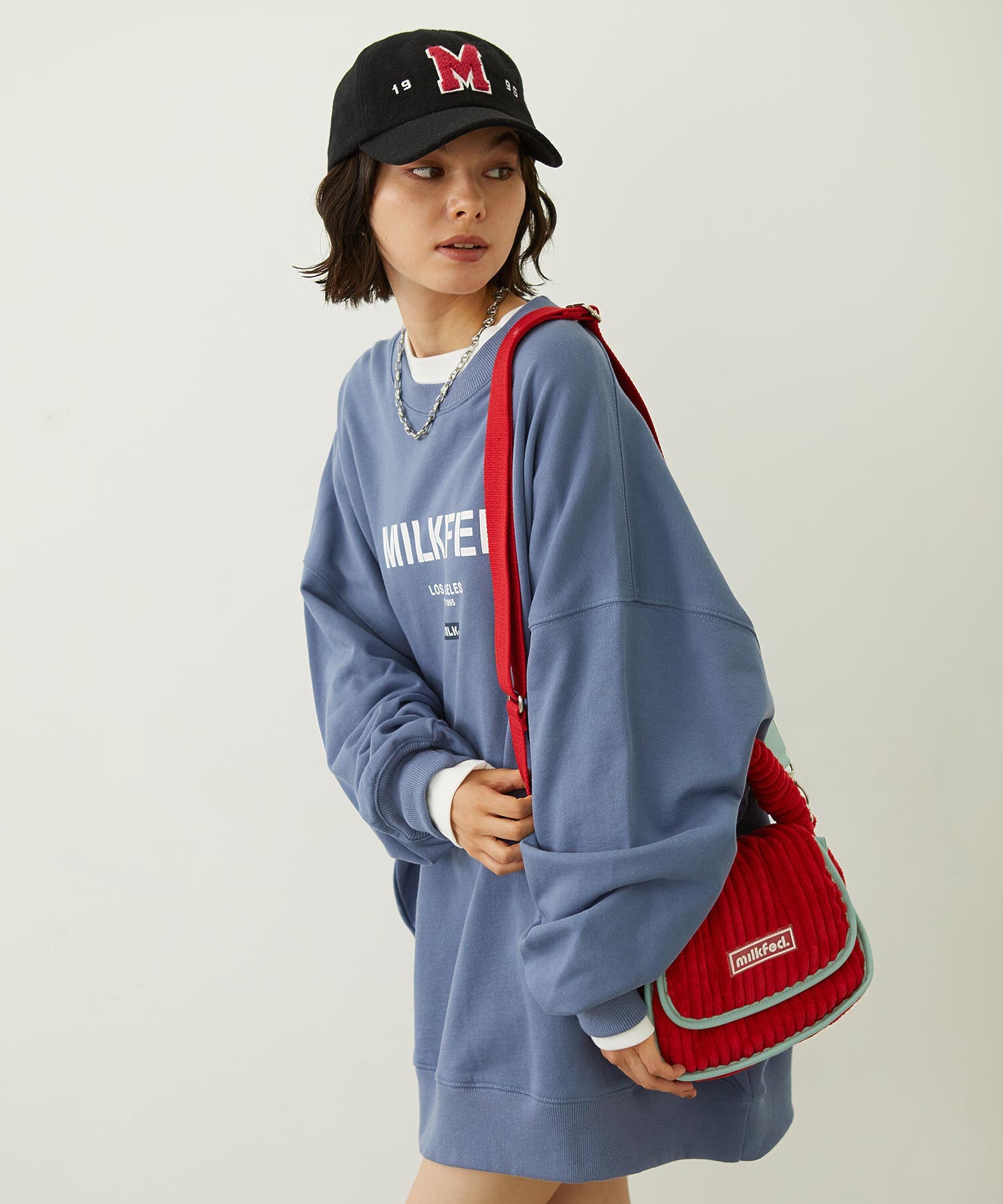 CHENILLE LOGO EMBROIDERY MELTON CAP