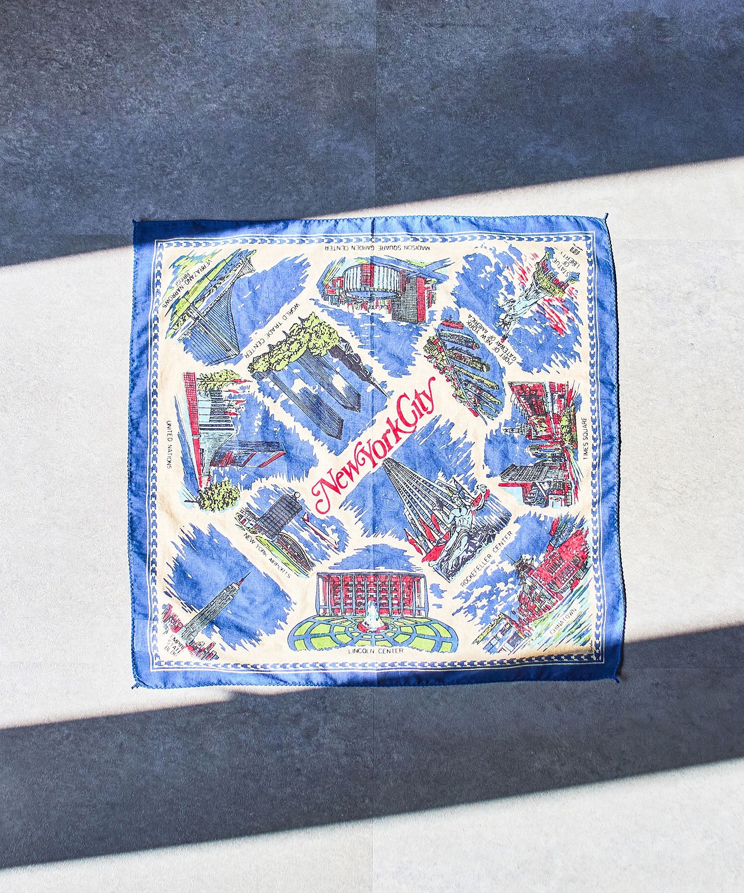BINDU/COTTON VOILE NEW YORK MAP3 BANDANA
