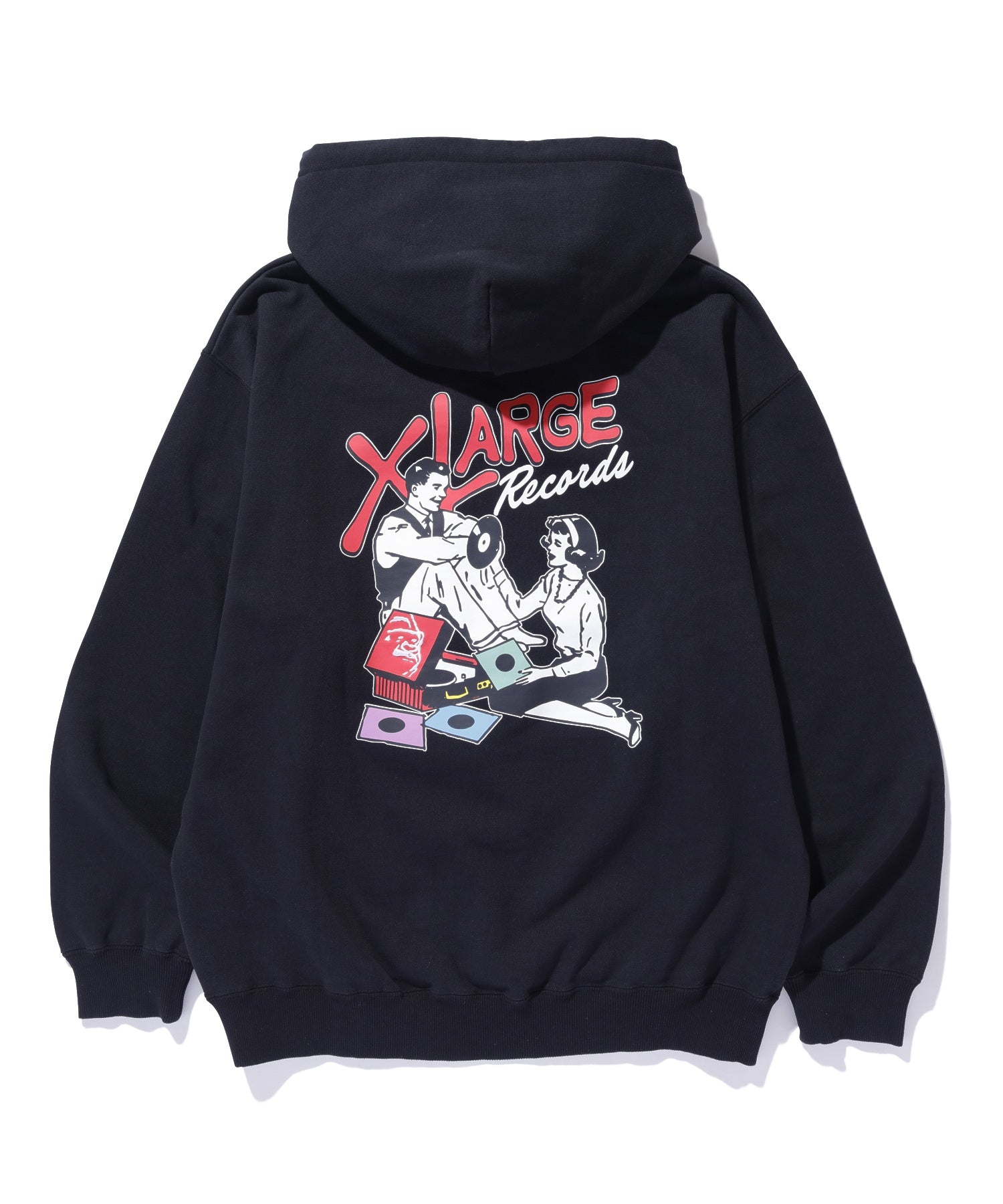 LISTEN TO THE RECORD PULLOVER HOODED SWEATSHIRT