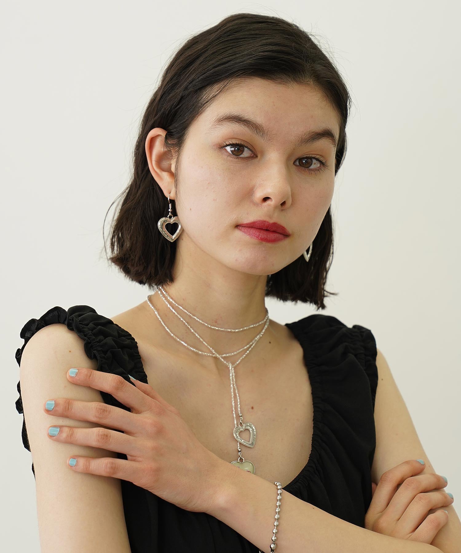 HEART CHARMS EARRINGS