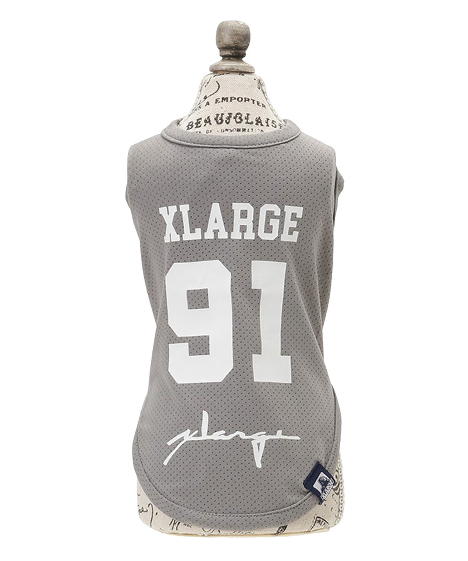 【XLARGE DOGWEAR】ロゴナンバリングメッシュタンク