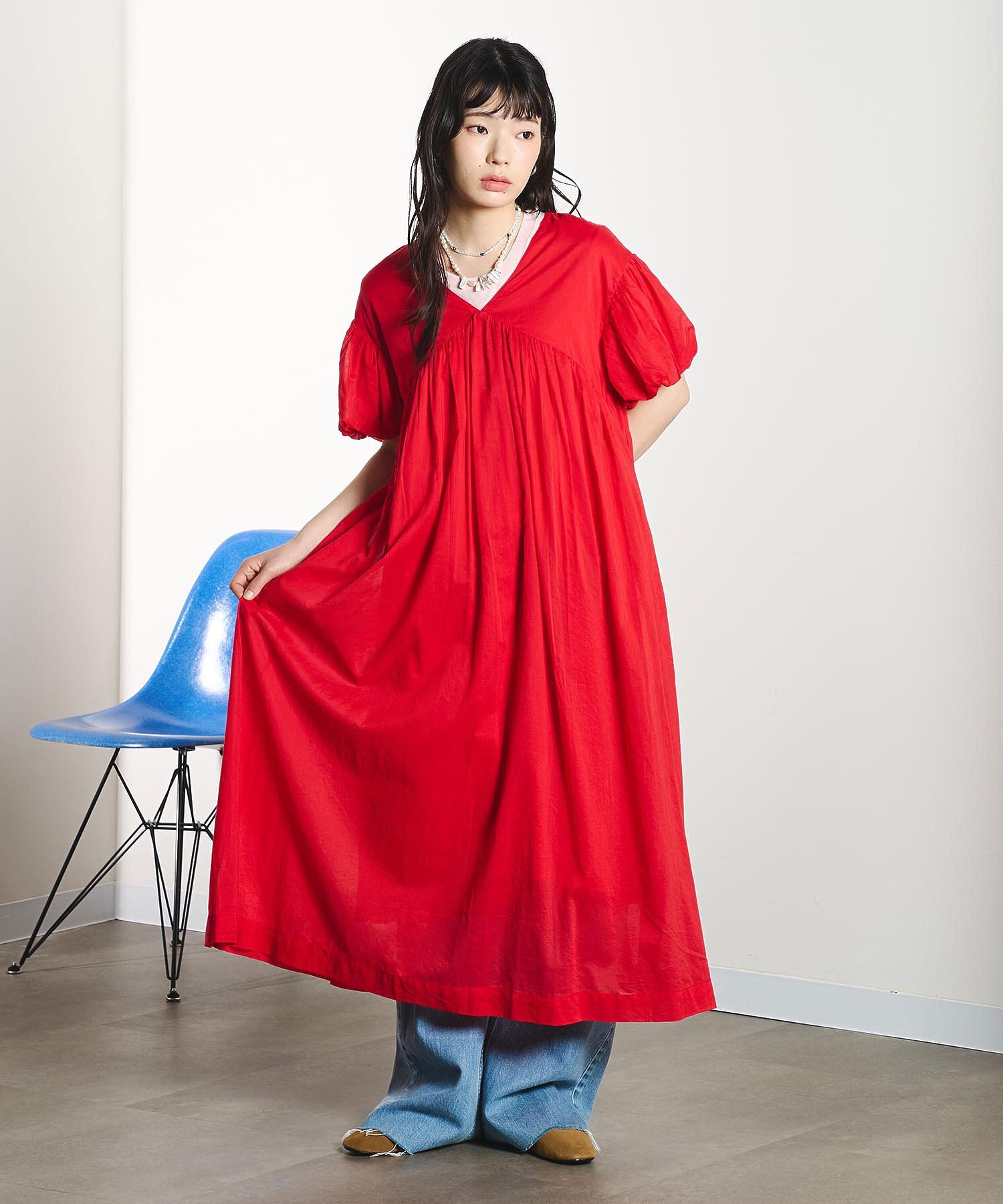model:163cm 着用サイズ:S