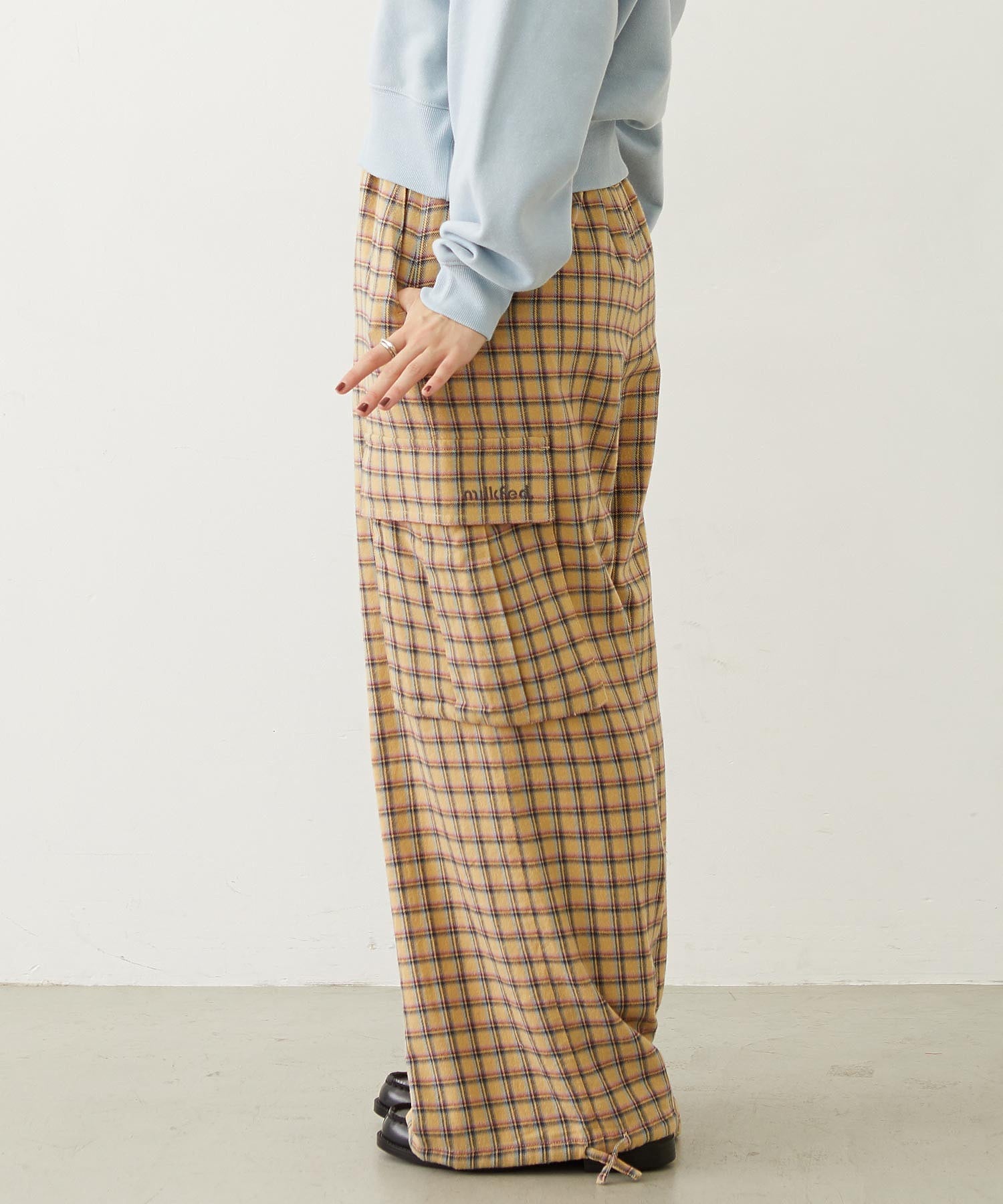 CHECKED CARGO PANTS