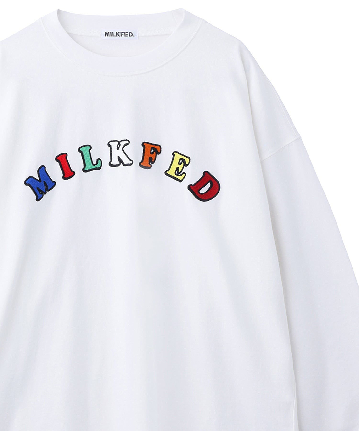 EMBROIDERYED ARCH LOGO L/S TOP MILKFED.