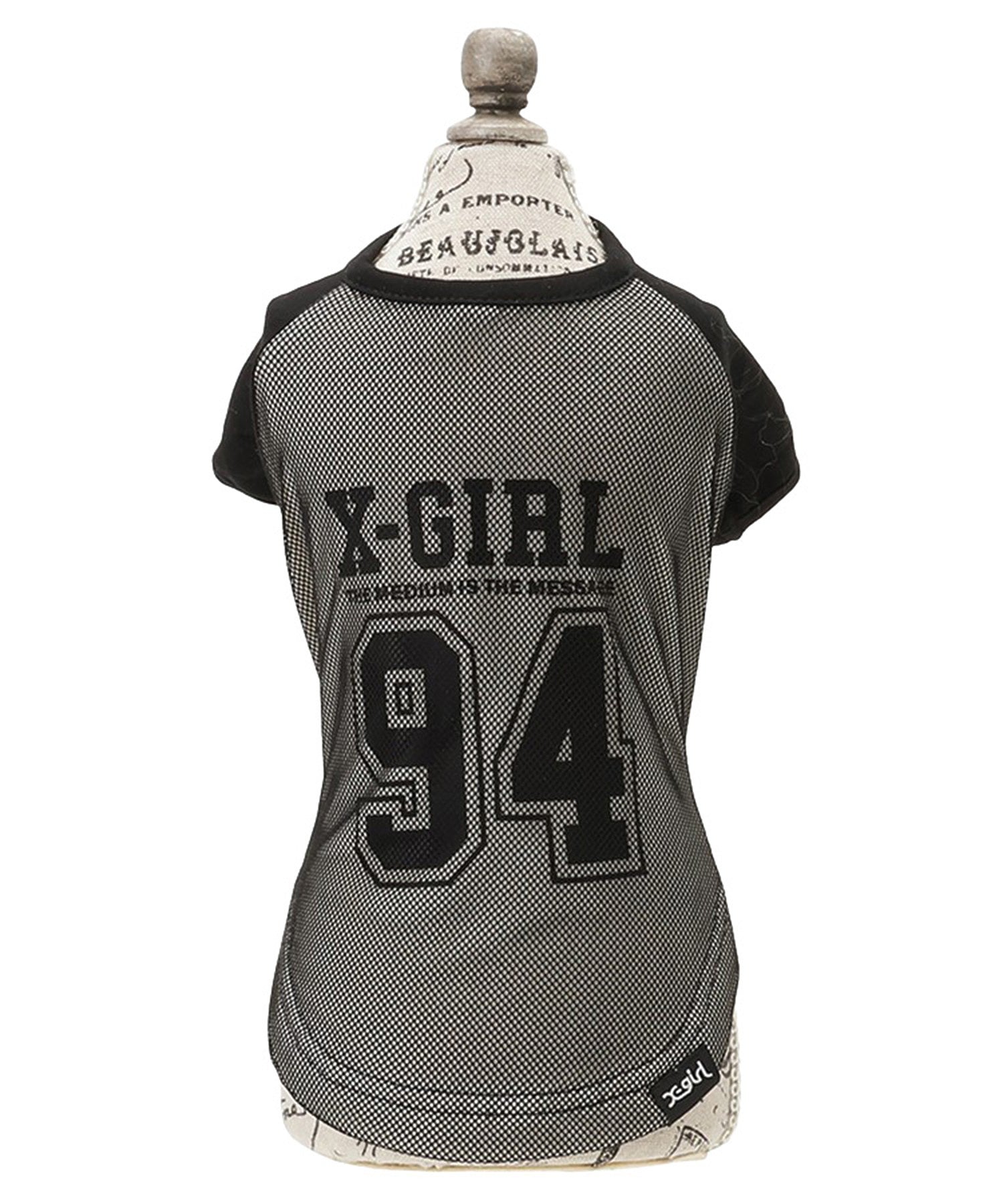 【X-girl DOGWEAR】ナンバリングラグランTEE