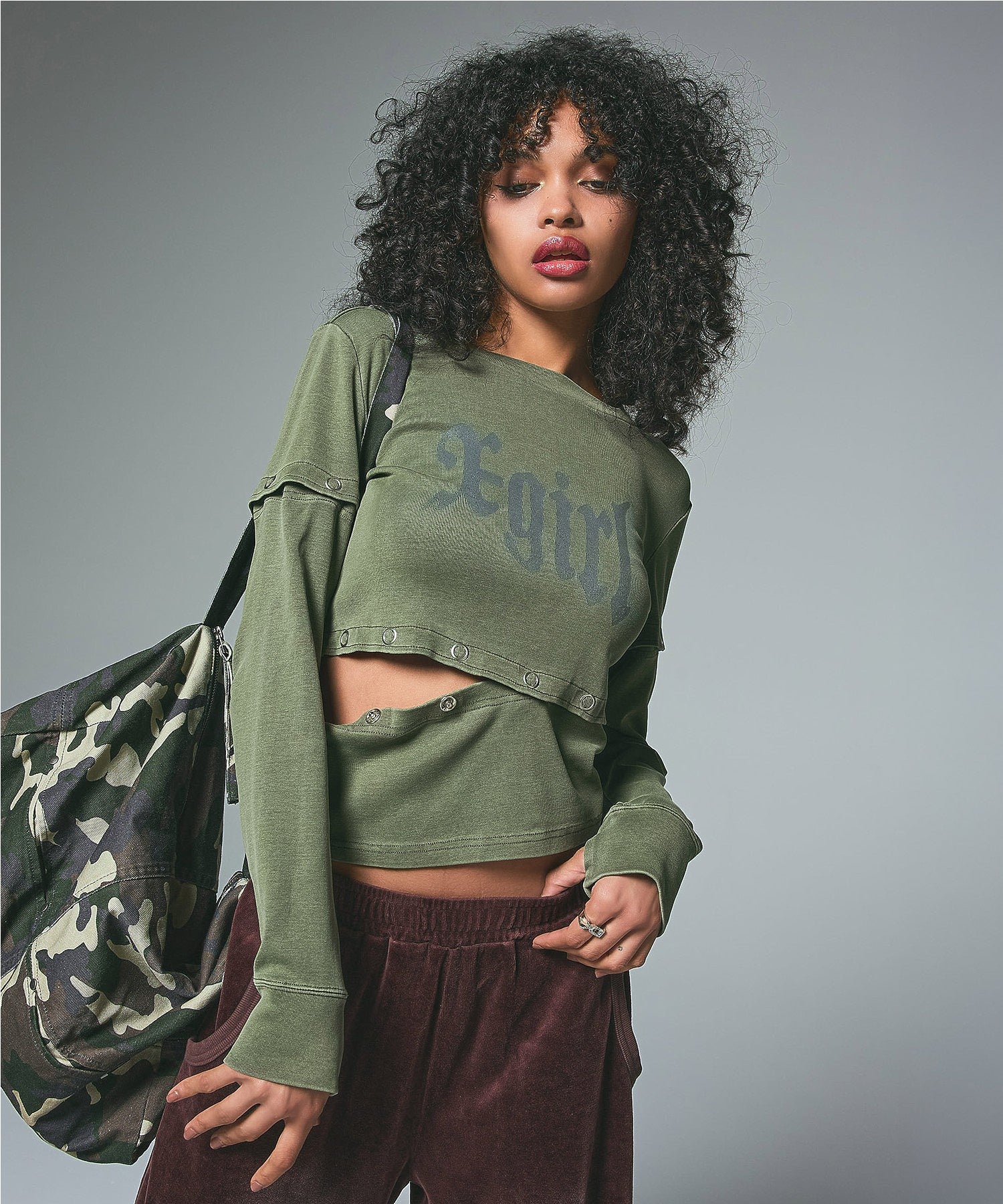 FADED MULTIWAY L/S TOP