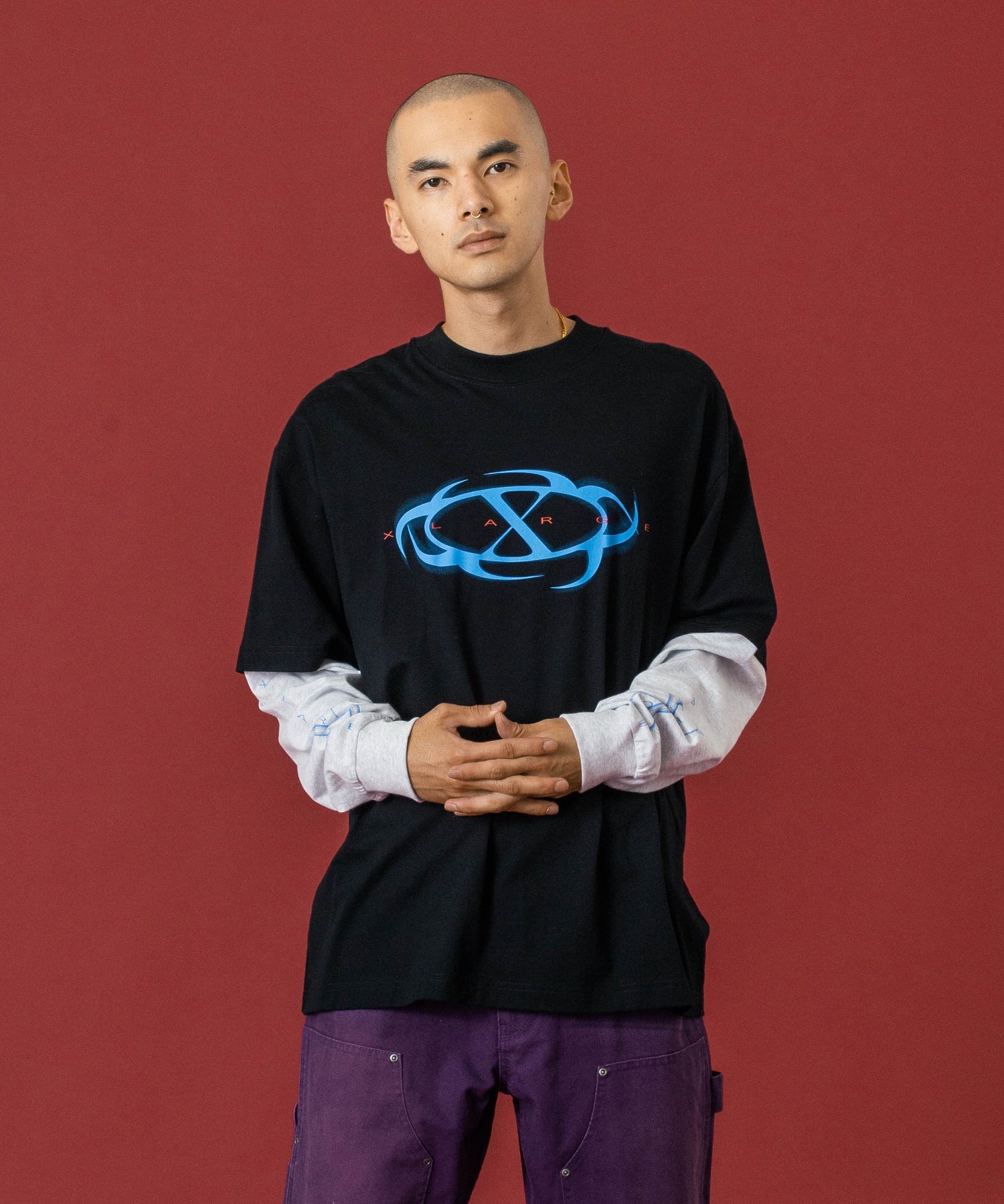 MODEL 身長172cm / 着用サイズ：Lサイズ