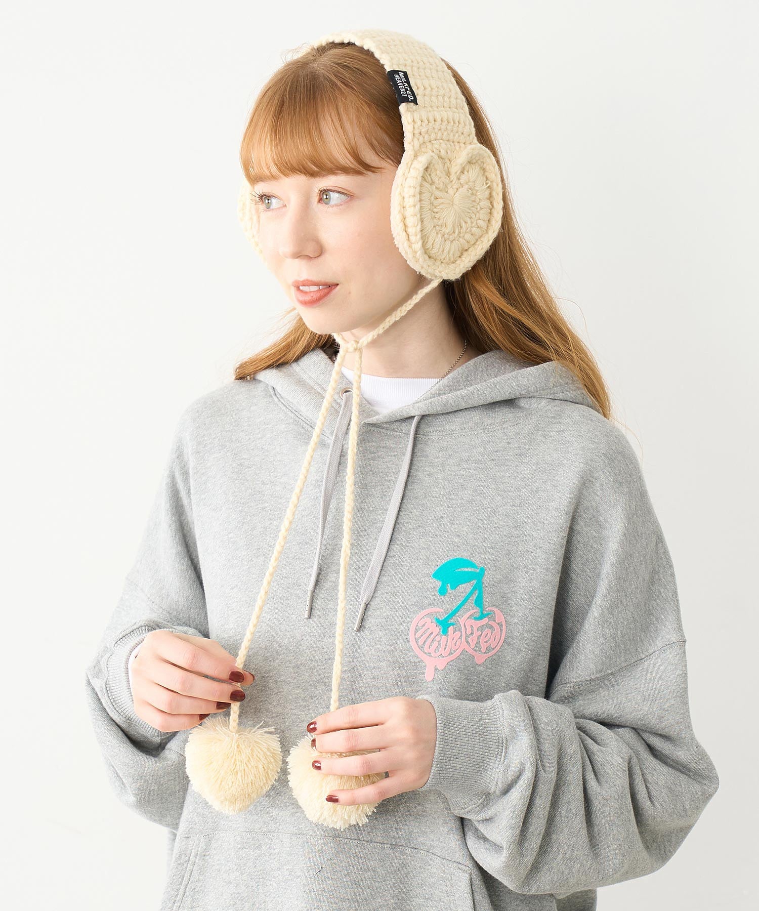 HEART KNIT EARMUFFS